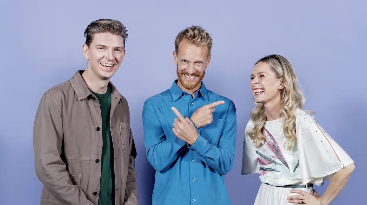 Jacob Holst Mouritzen, Tobias Hansen og Anne Glad Wagner er det nye hold i "Kender Du Typen".