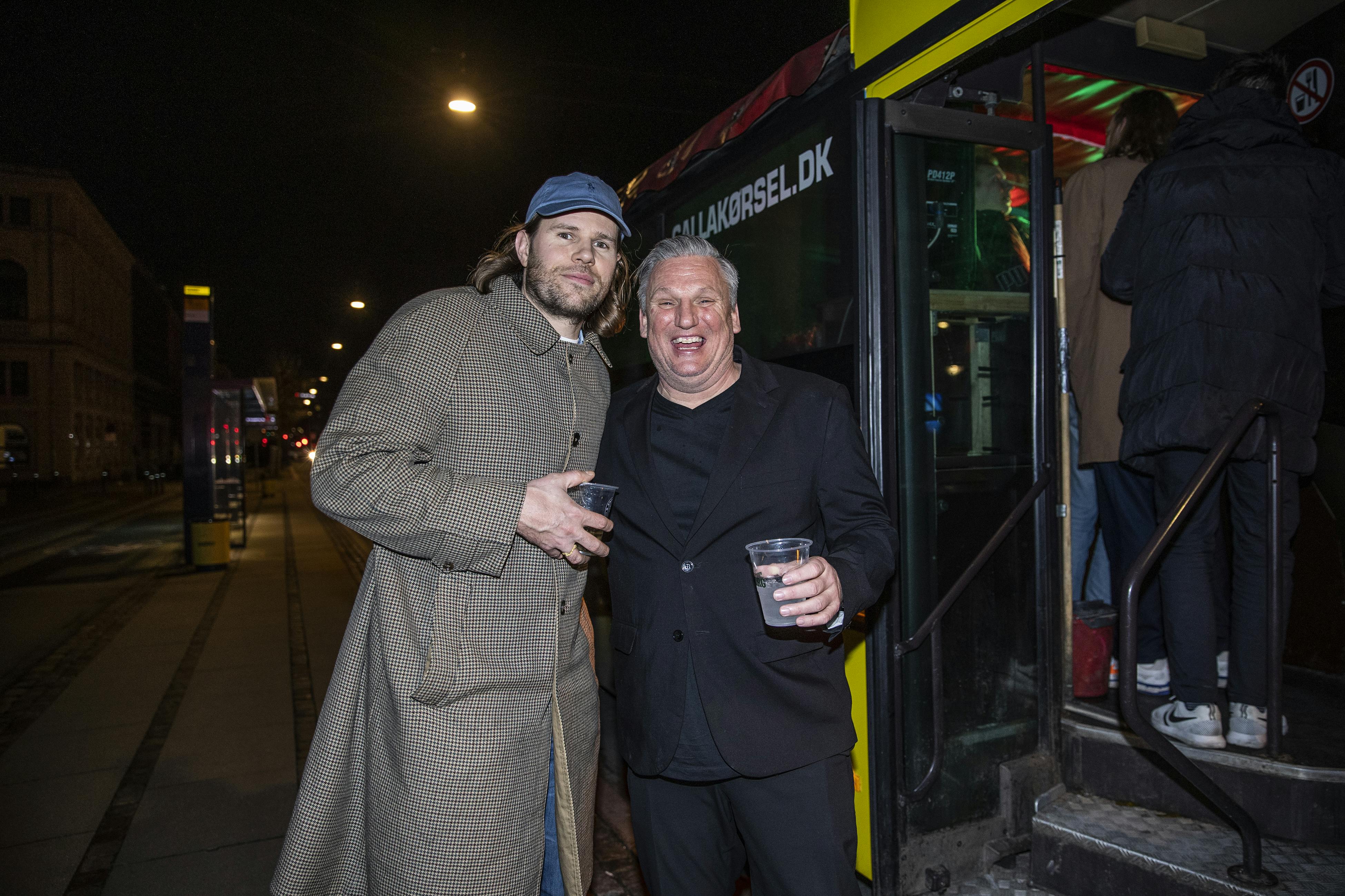 Mikkel Hansen og landstræner Nikolaj Jacobsen.