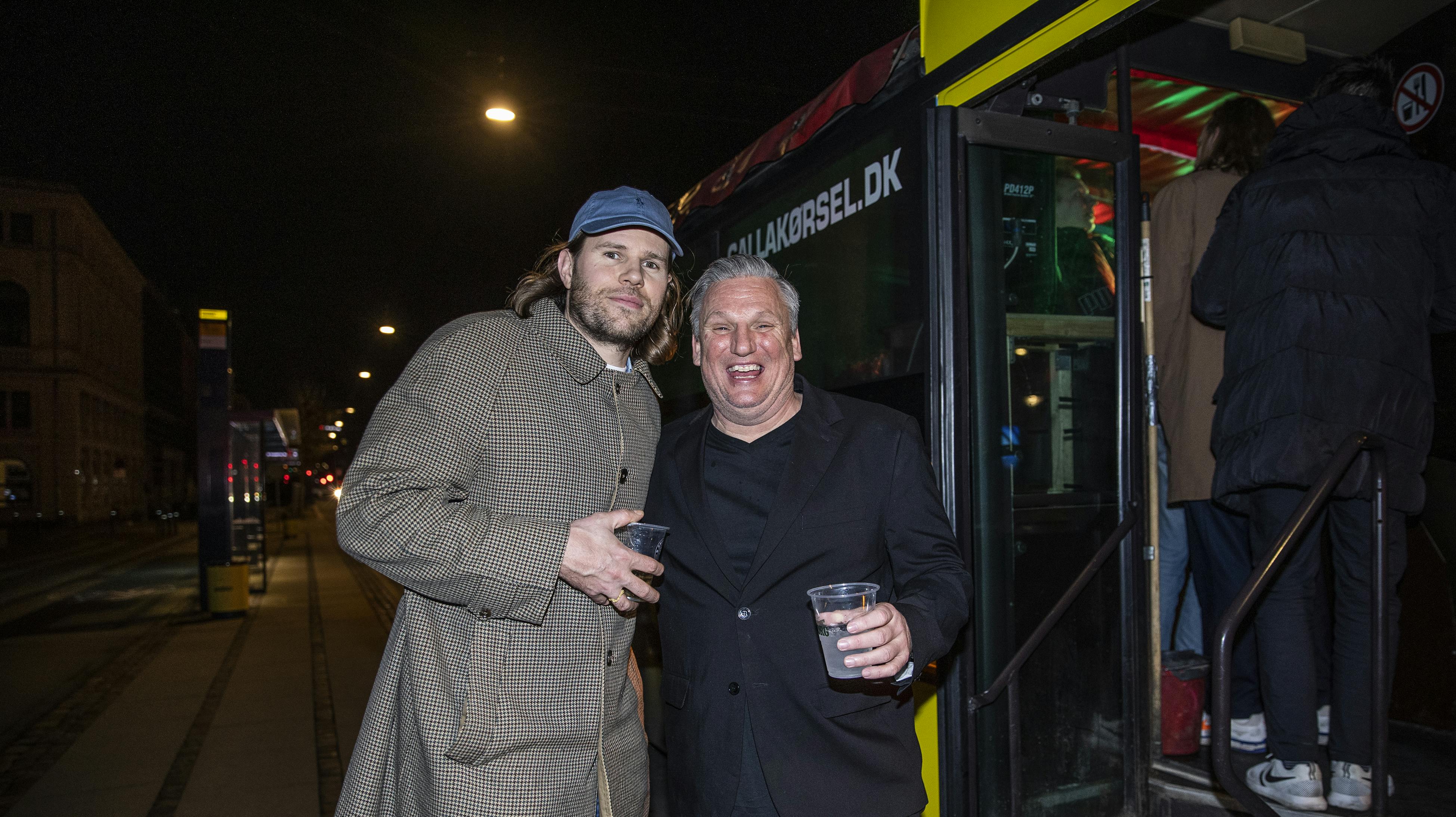 Mikkel Hansen og landstræner Nikolaj Jacobsen.