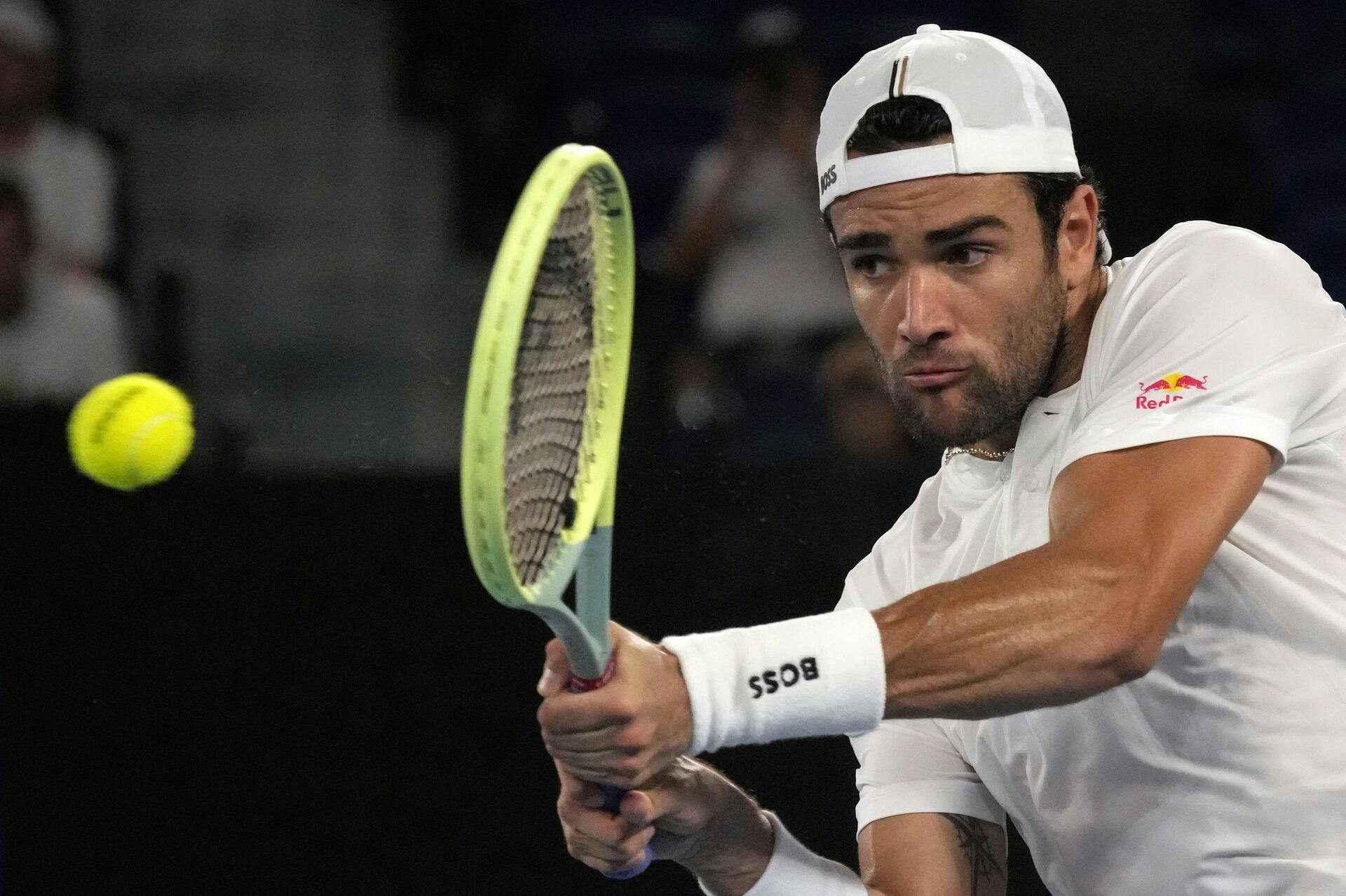 Matteo Berrettini måtte skuffende forlade Australian Open i første runde. Men så var der da tid til andet!
