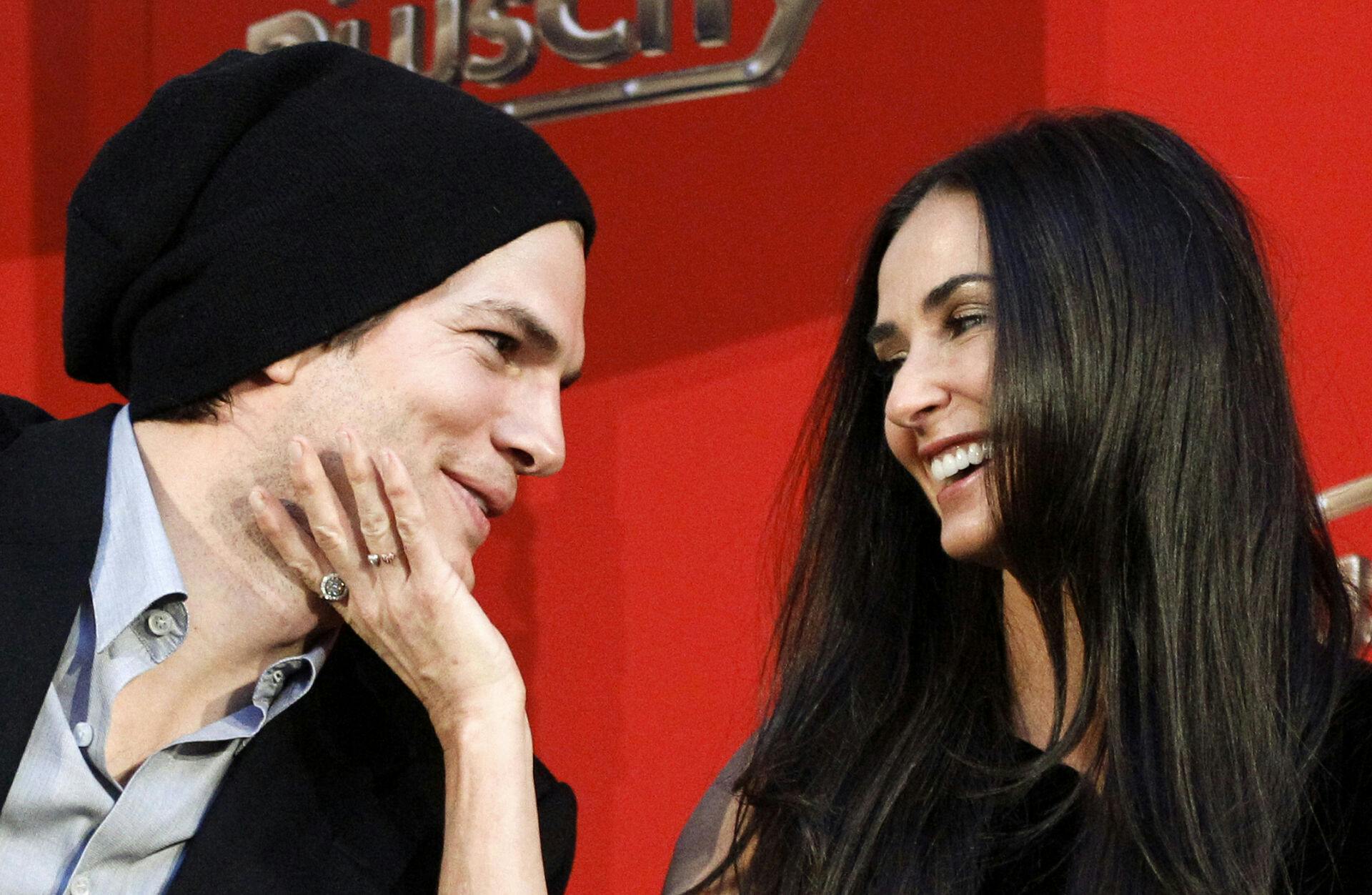 Ashton Kutcher og Demi Moore i 2010.
