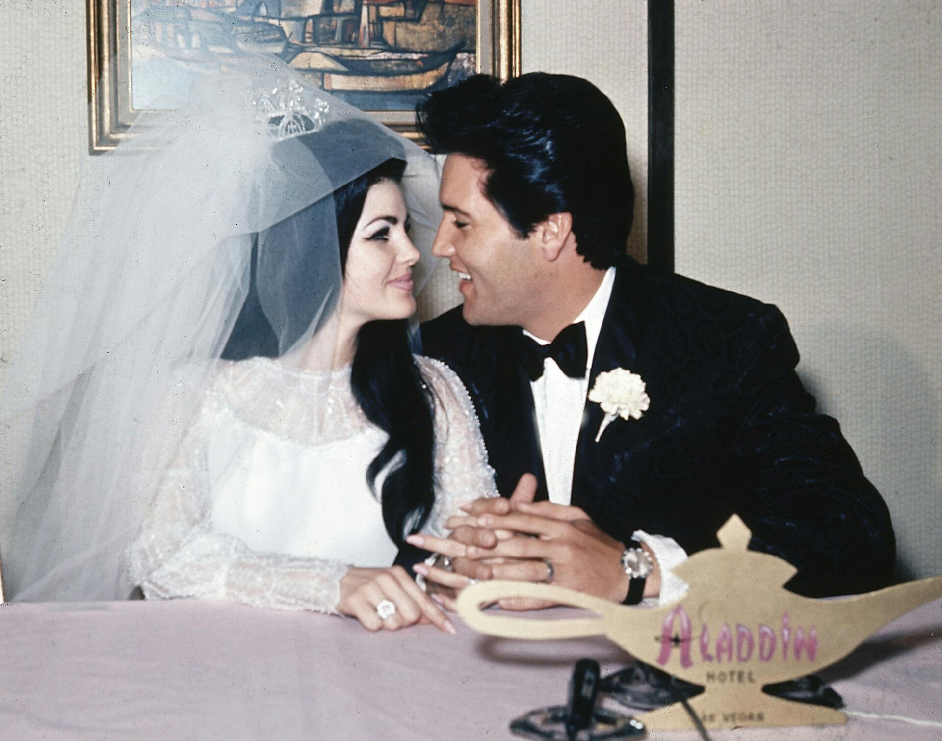 Priscilla og Elvis Presley blev gift 1. maj 1967.&nbsp;
