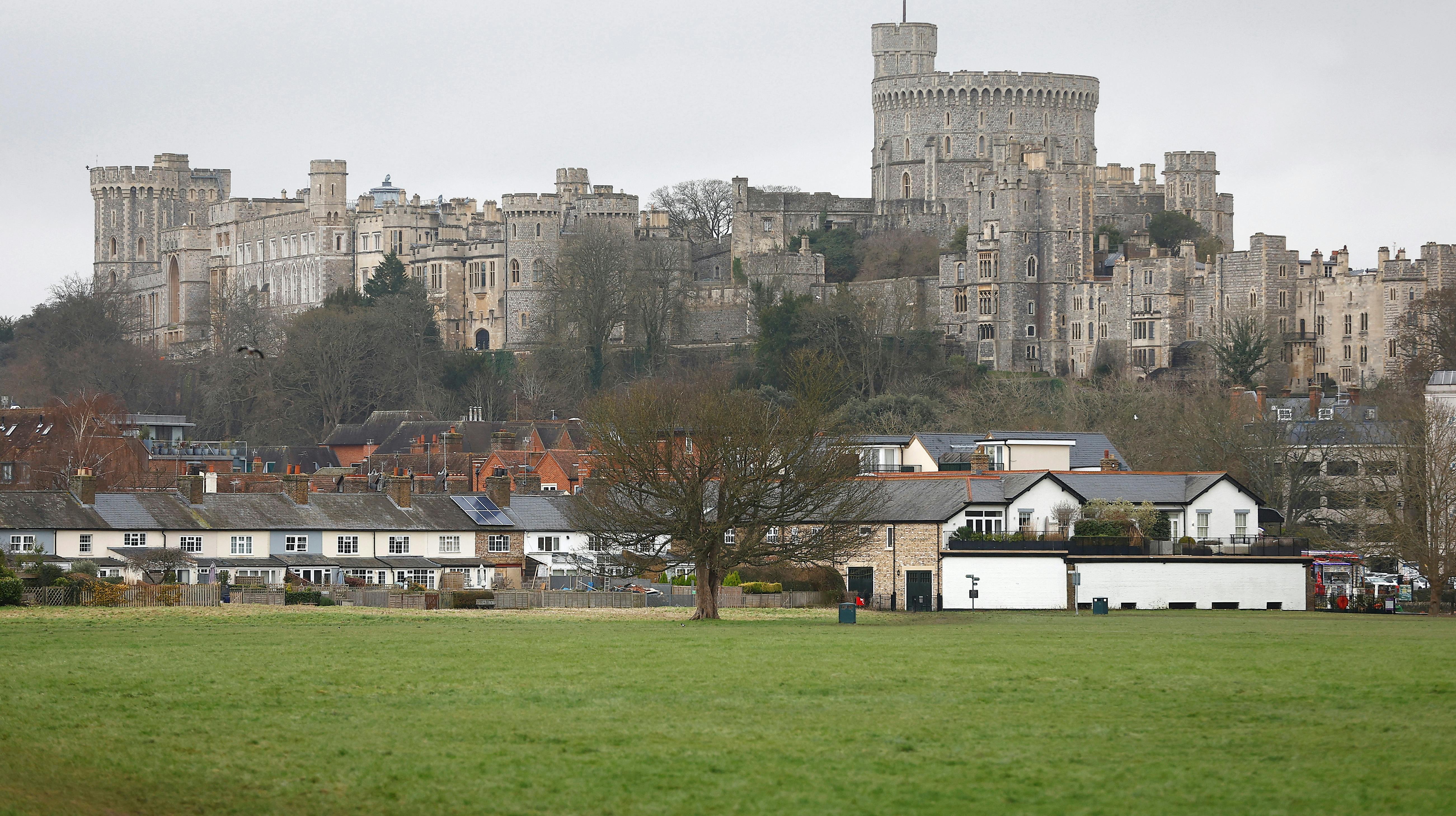 Windsor Castle hvor den uhyggelige episode fandt sted i december 2021
