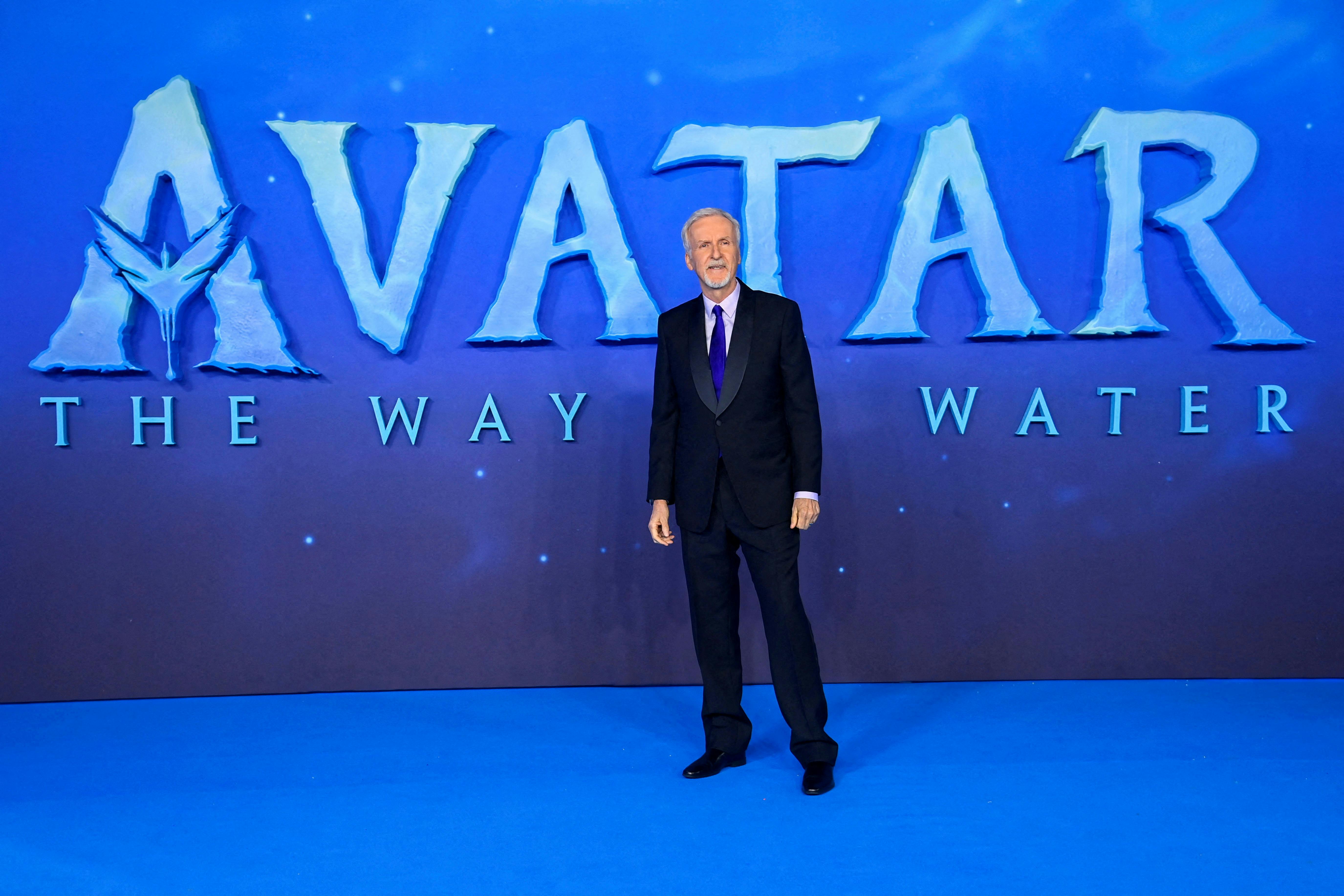 James Cameron til premieren på Avatar.&nbsp;