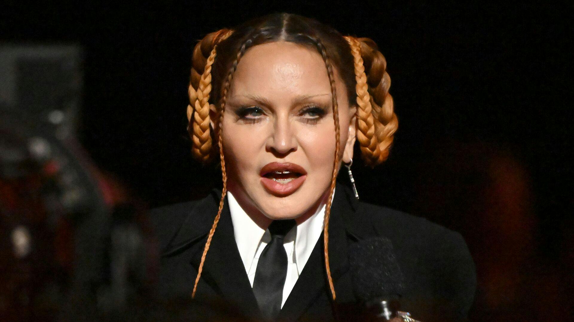 Madonna vakte opsigt til årets Grammy-uddeling.