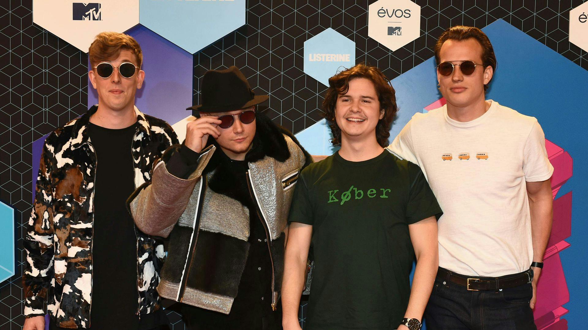 Morten Ristorp (yderst til venstre) var i 2017 nomineret i kategorien Årets Sang for "7 Years" sammen med Lukas Forchhammer. De vandt dog ikke.