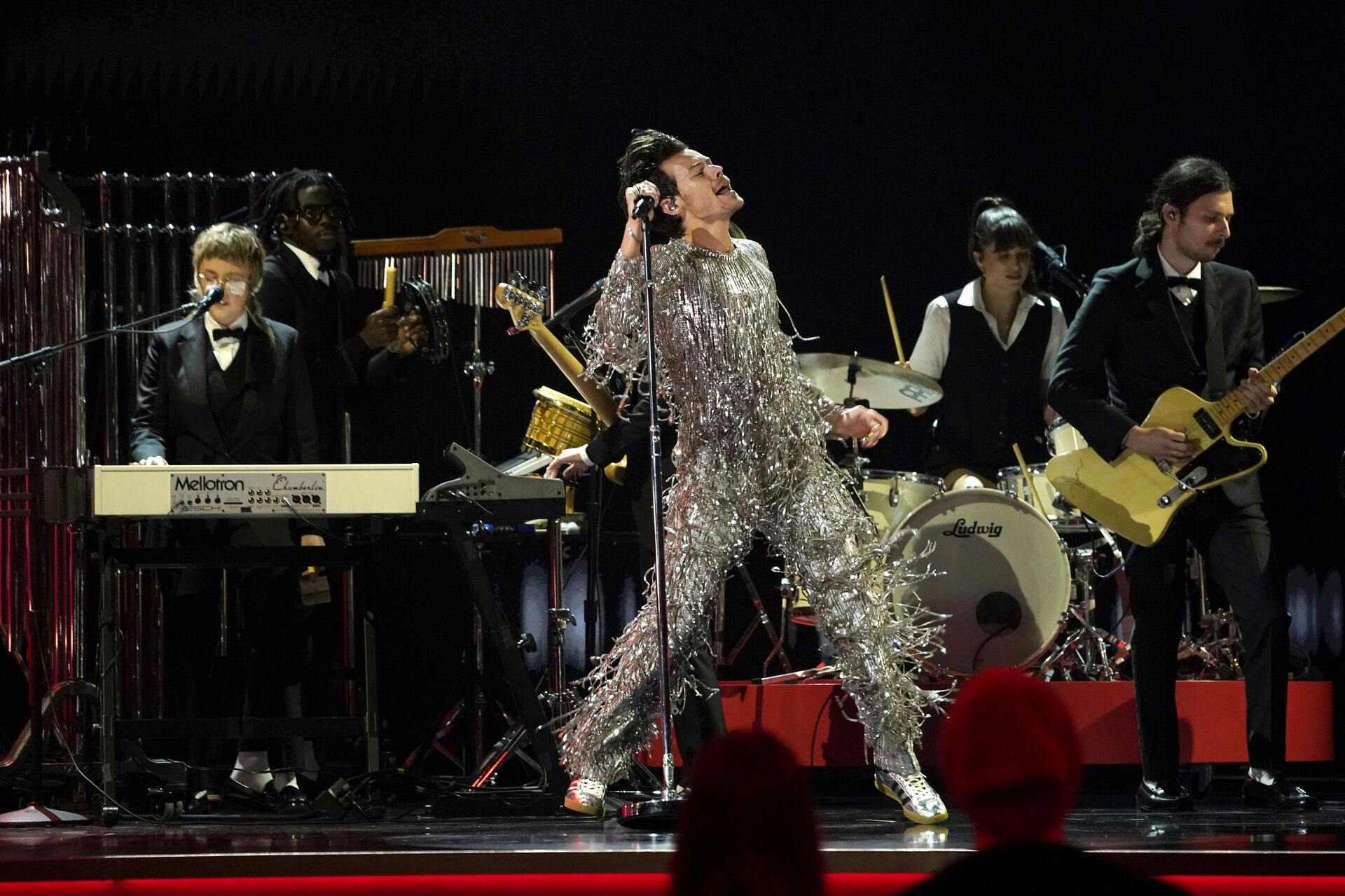 Harry Styles sang "As It Was" til Grammy Awards.
