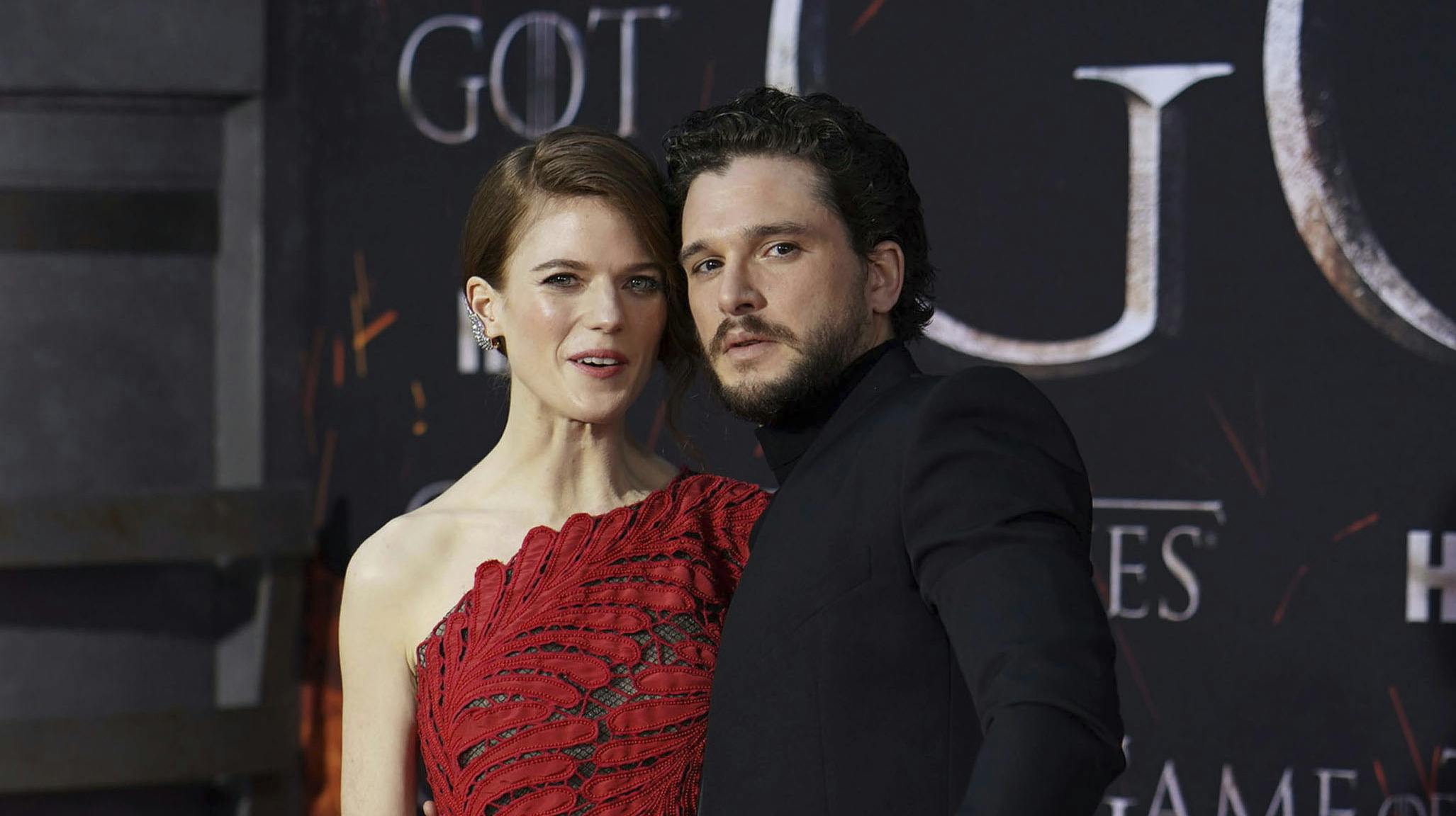 Rose Leslie og Kit Harington mødte hinanden og forelskede sig under indspilningerne af kultserien "Game of Thrones".