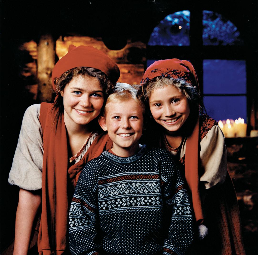 Sådan så Per Damgaard Hansen ud i 1996, da han sammen med en 16-årig Sofie Lassen-Kahlke og en 11-årig Stephanie Leon var med i "Krummernes jul". 