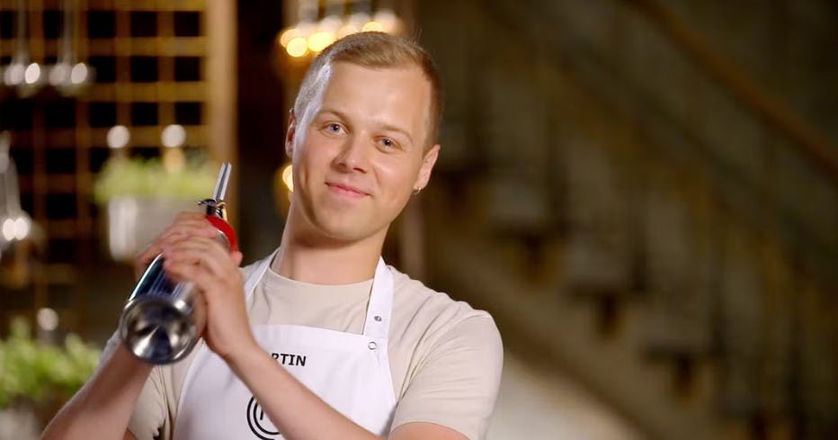Martin Wiese Lyngholm er med i denne uges "Masterchef".