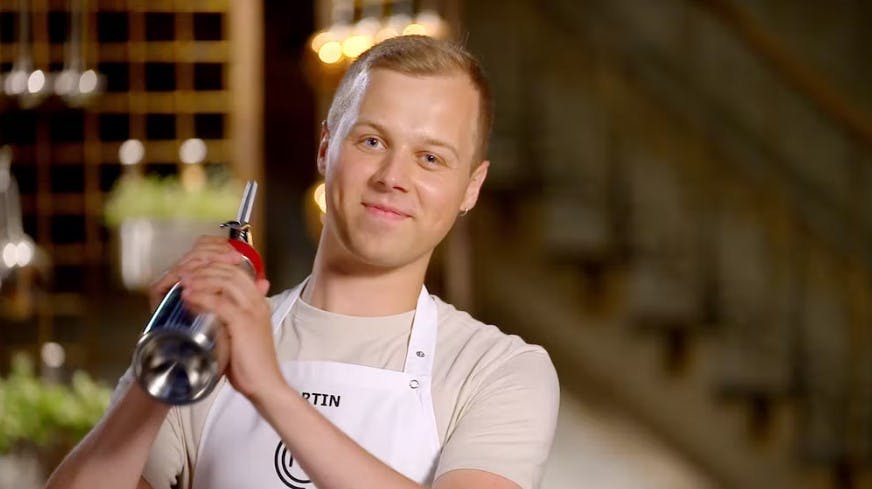 Martin Wiese Lyngholm er med i denne uges "Masterchef".