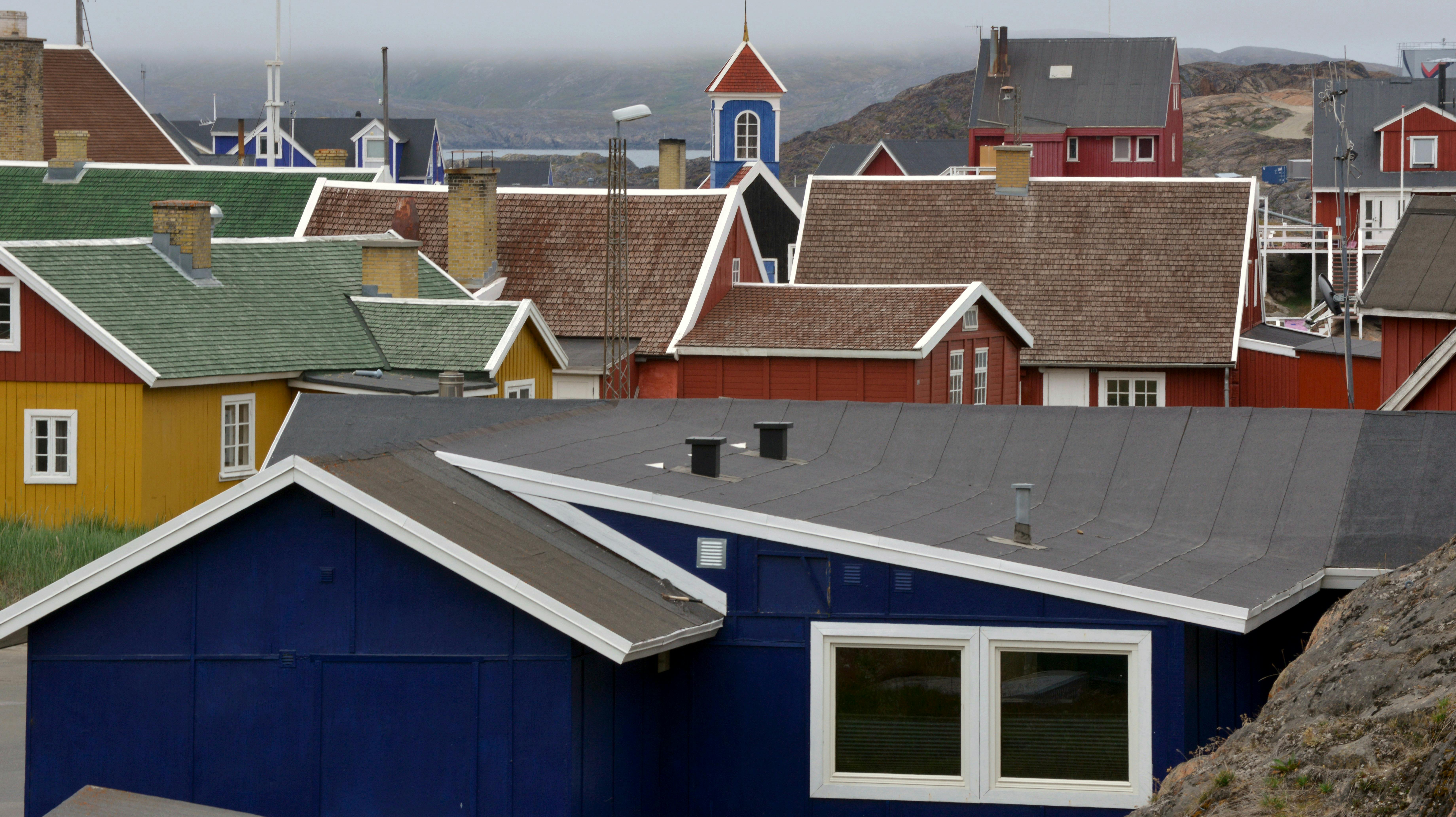Sisimut ligger i det vestlige Grønland. nbsp;