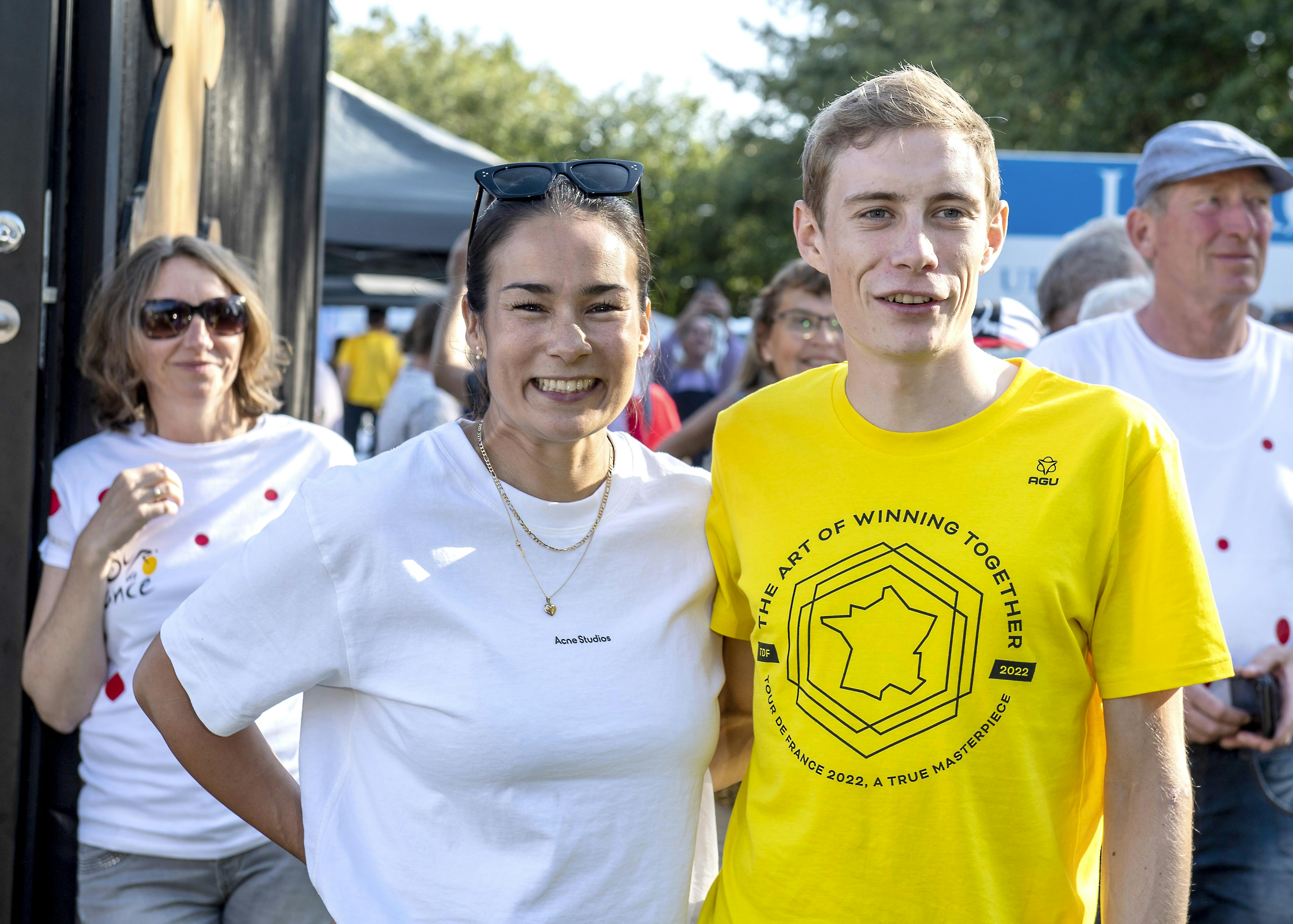 Trine Marie Hansen og Jonas Vingegaard