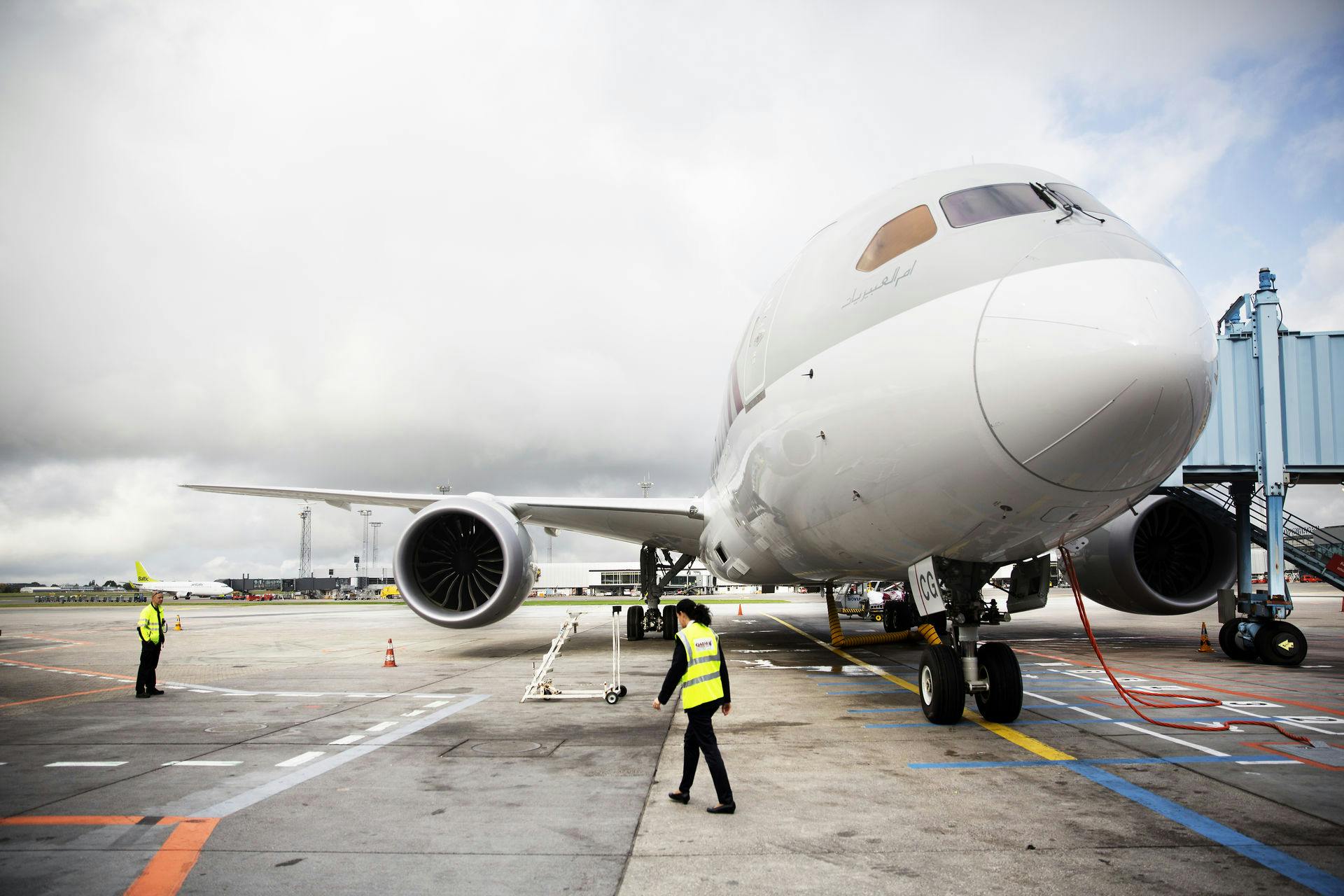 Det var et fly magen til dette, der nær havde forulykket kort efter takeoff den 10. januar.