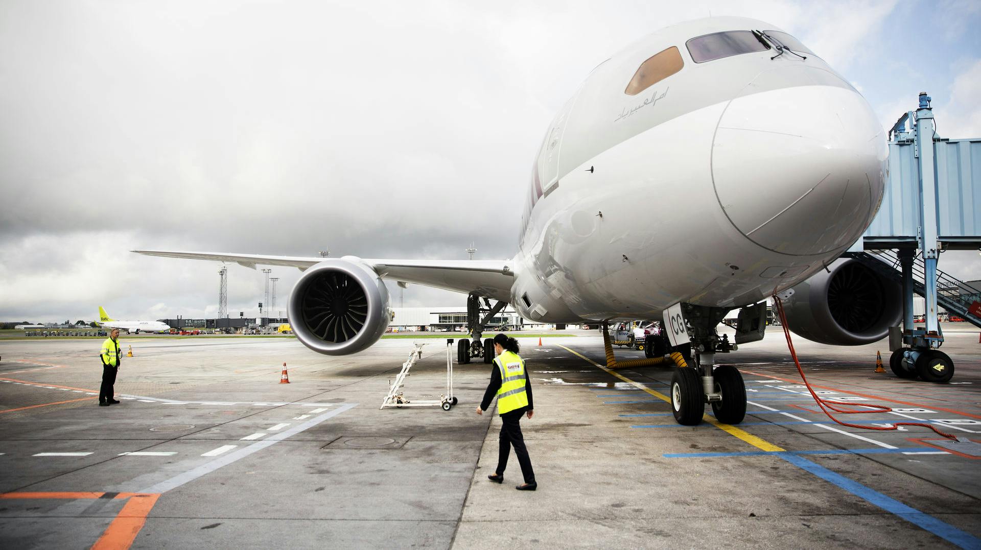 Det var et fly magen til dette, der nær havde forulykket kort efter takeoff den 10. januar.