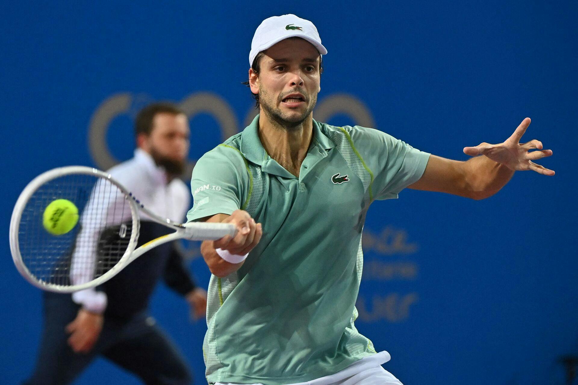 Gregoire Barrere mødte op i en rigtig god form, men kunne altså ikke slå danske Holger Rune, da det gjaldt.