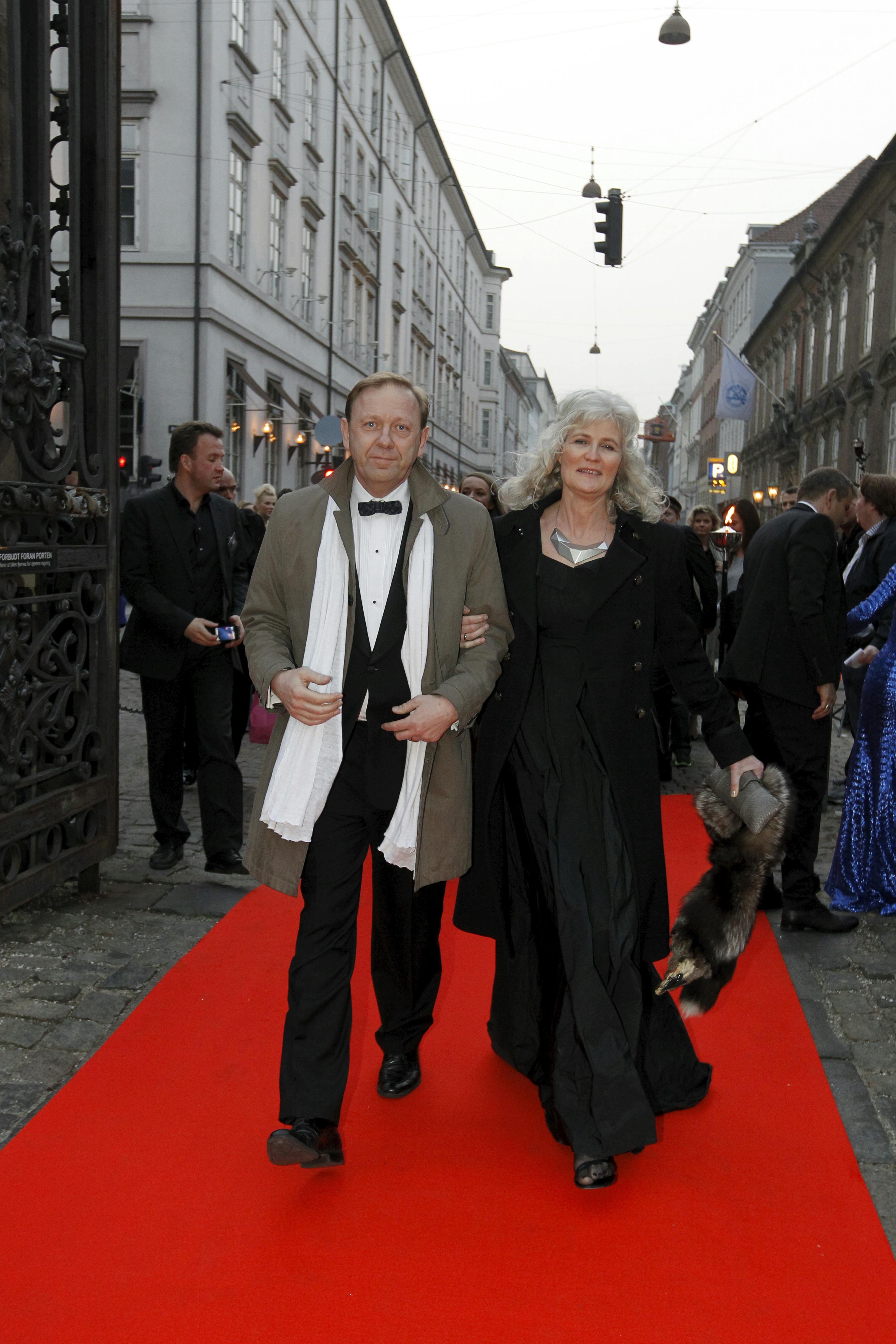 Michael Dyrby og konen Helle Høy i 2012.
