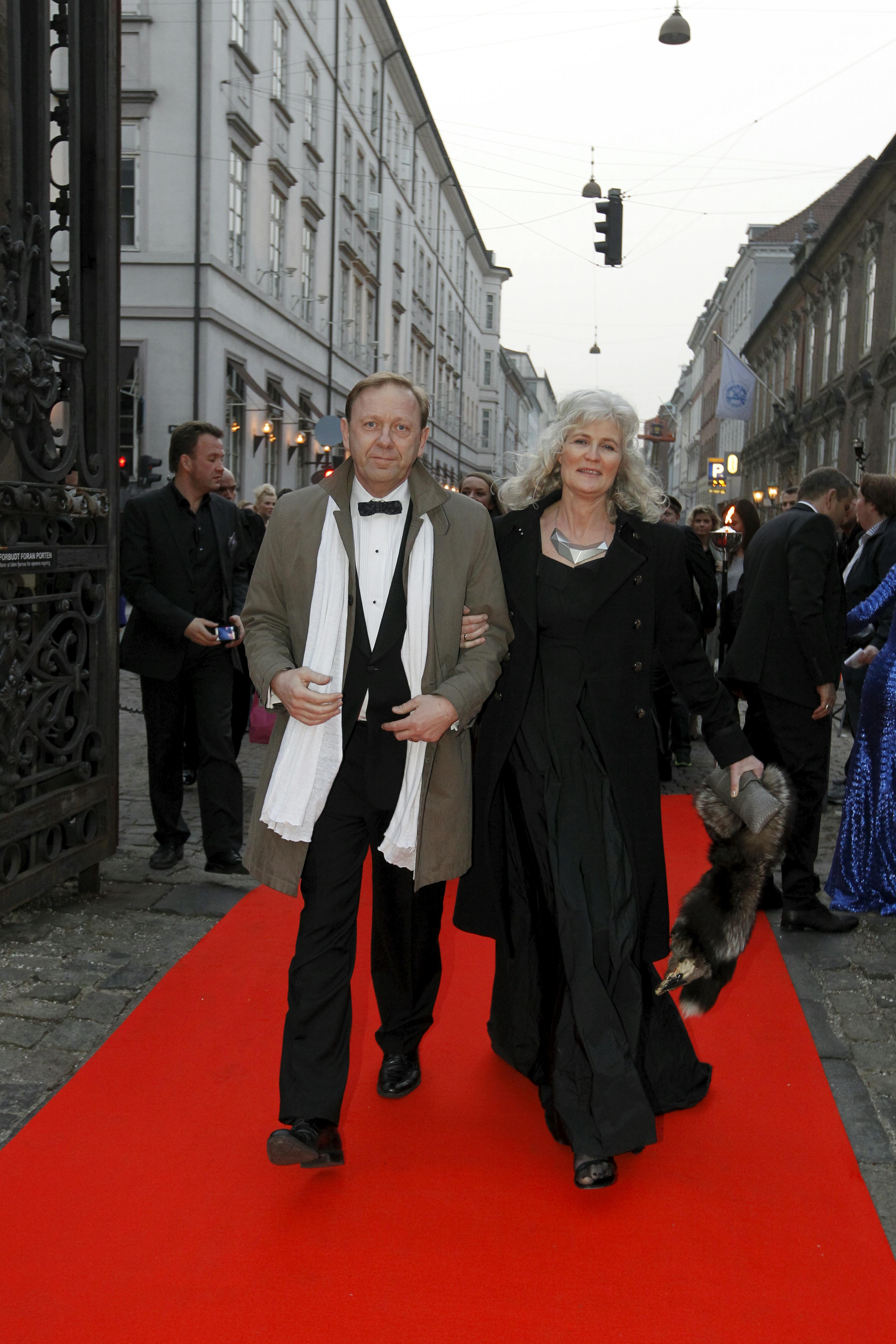 Michael Dyrby og konen Helle Høy i 2012.