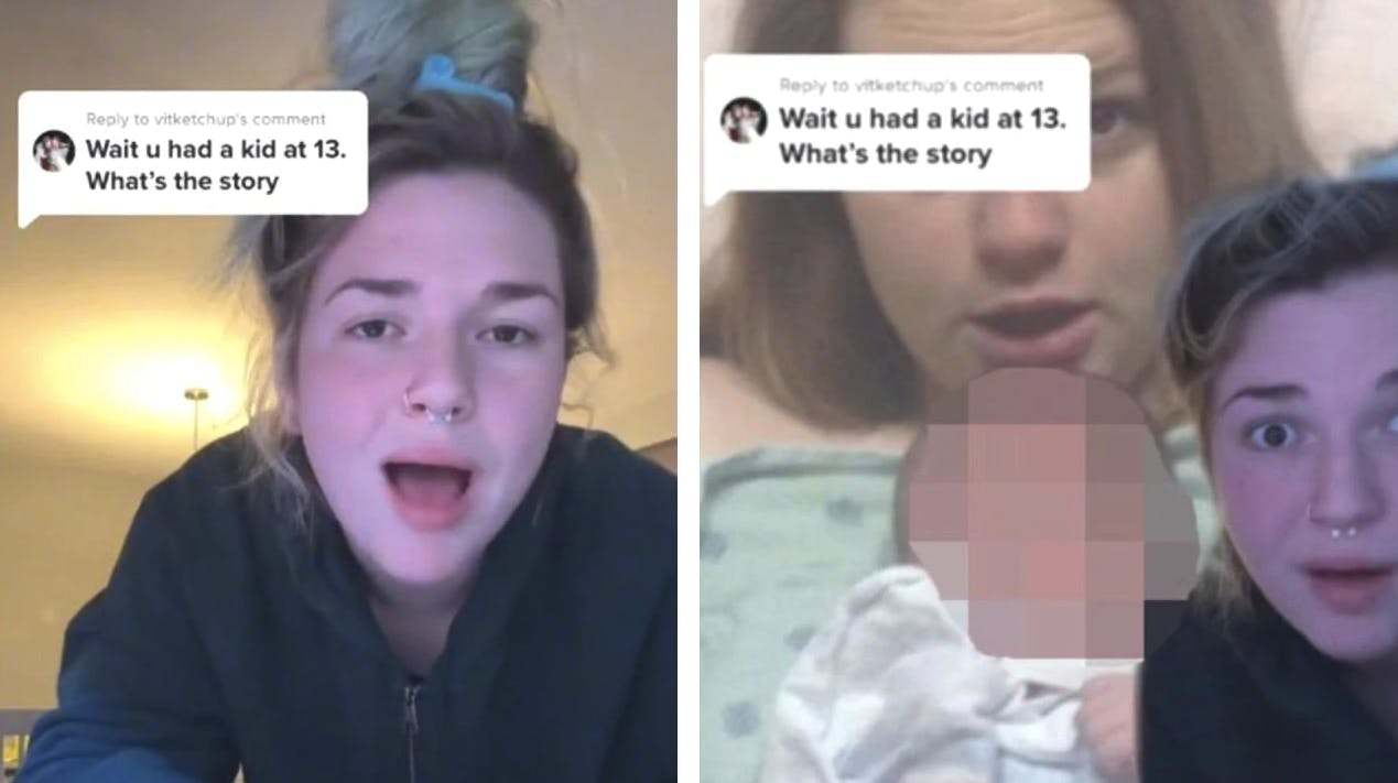 Gabbie blev mor allerede som 13-årig, og det betyder, at den unge mor ganske ofte skal både forklare og fortælle.

