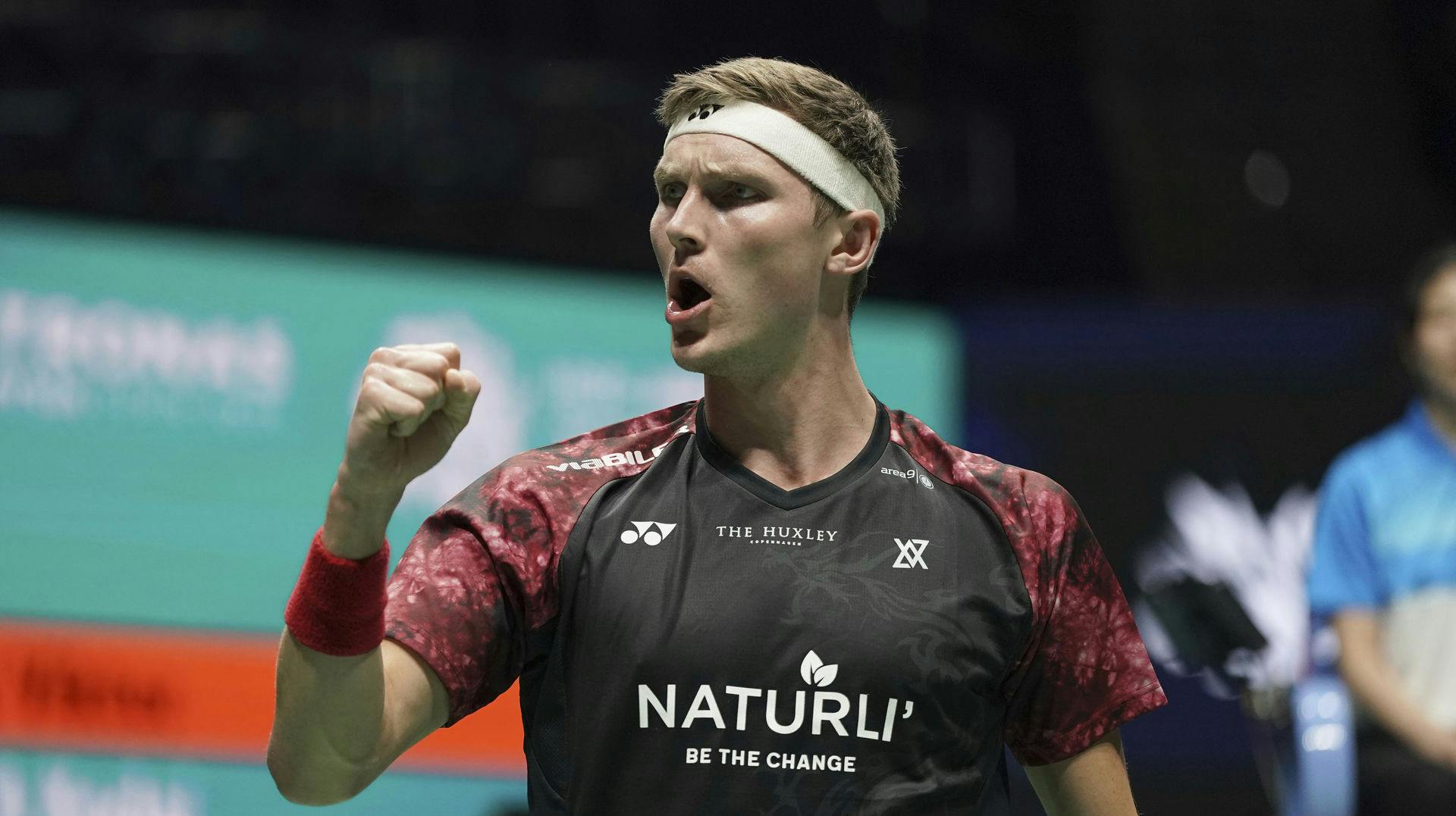 Viktor Axelsen var overlegen i sin kamp mod James Robertson. nbsp;