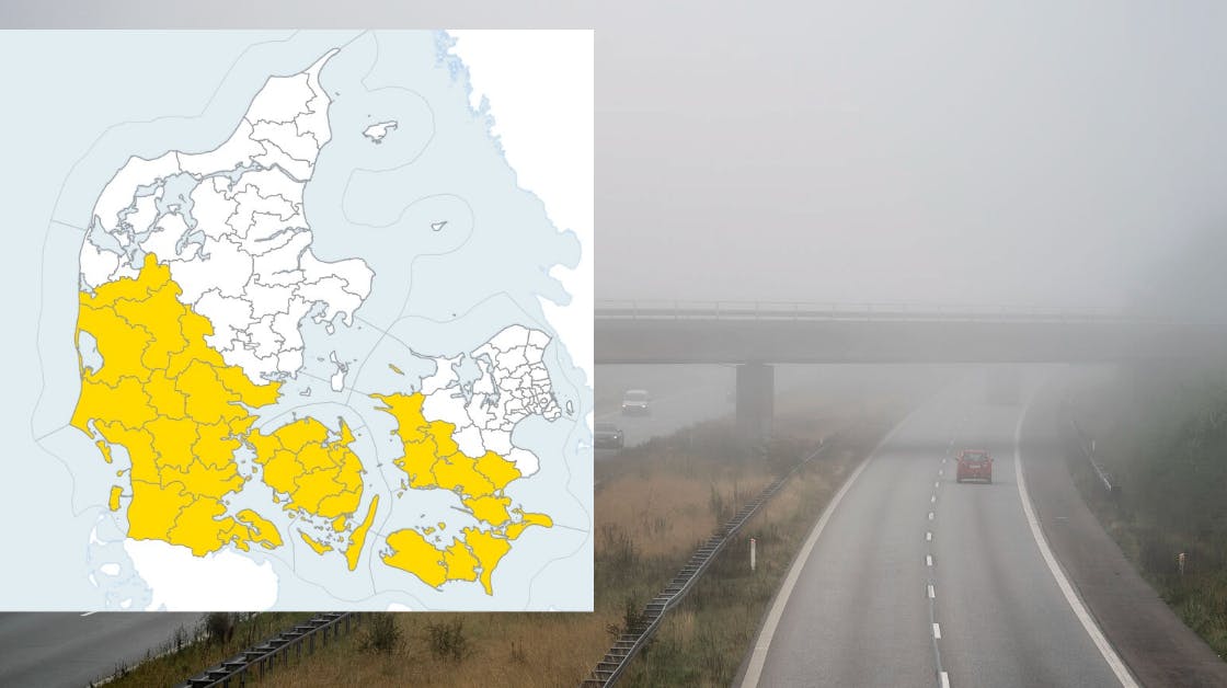 Det er særligt i disse områder, at tågen kan skabe problemer.