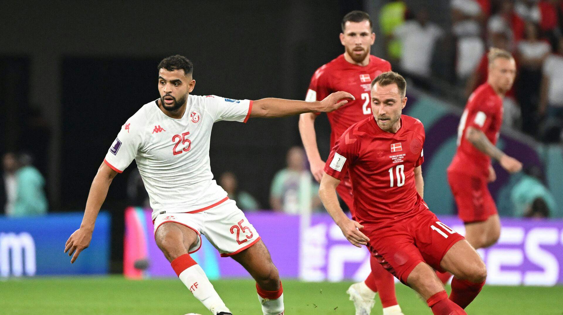 Anis Ben Slimane har dobbelt statsborgerskab og repræsenterede derfor Tunesien til VM i Qatar i december, hvor han blandt andet spillede i landskampen mod Danmark.