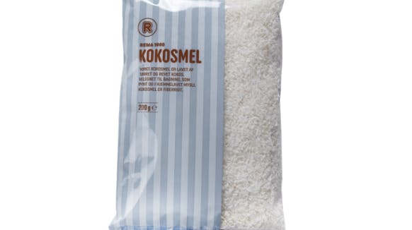 Drømmekagen bliver knap så drømmeagtig – der er nemlig fundet plaststykker i kokosmel fra Rema 1000. nbsp;