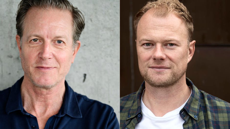 Peter Mygind og Christian Degn er til april klar med showet "Sæd og farmænd". 