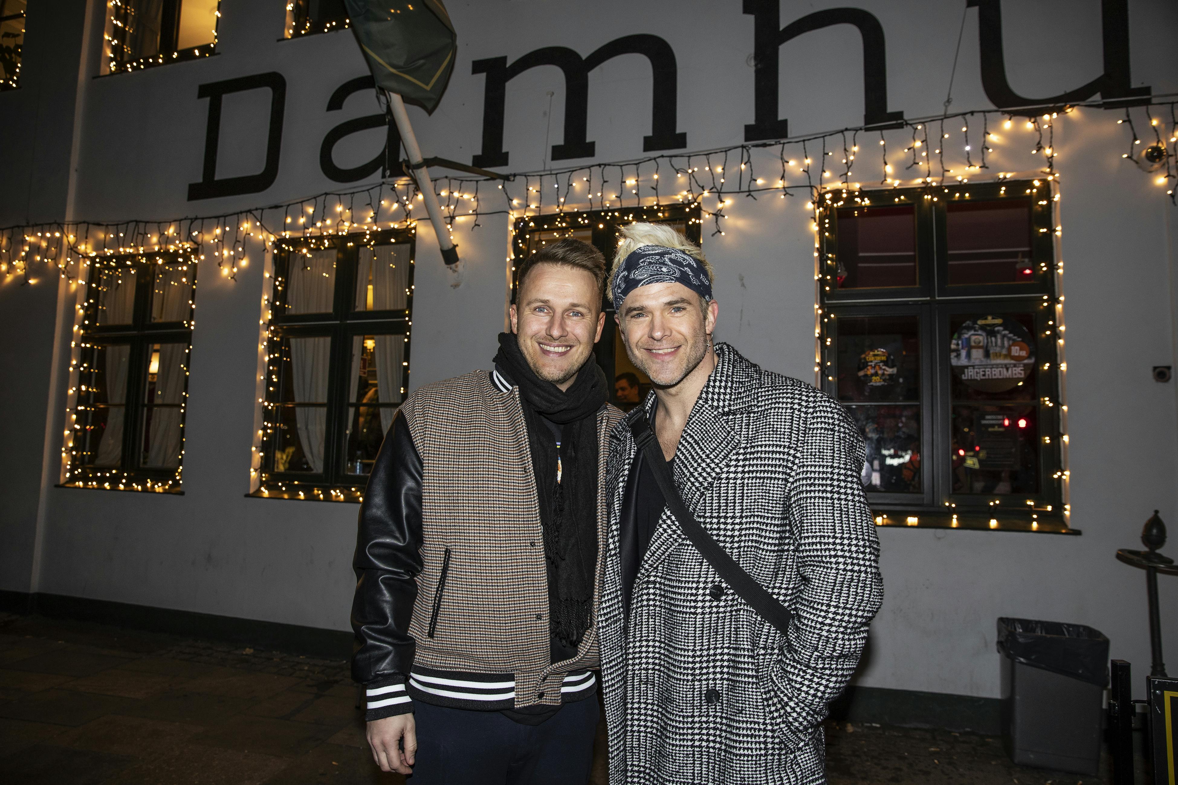 Silas' mand Nicolai var naturligvis med, da gemalen skulle fejres. 