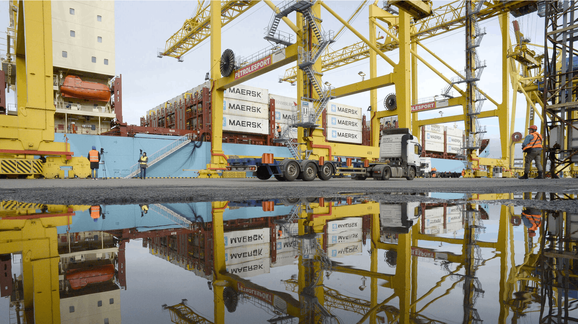 Mærsk færdig på landjorden i Rusland