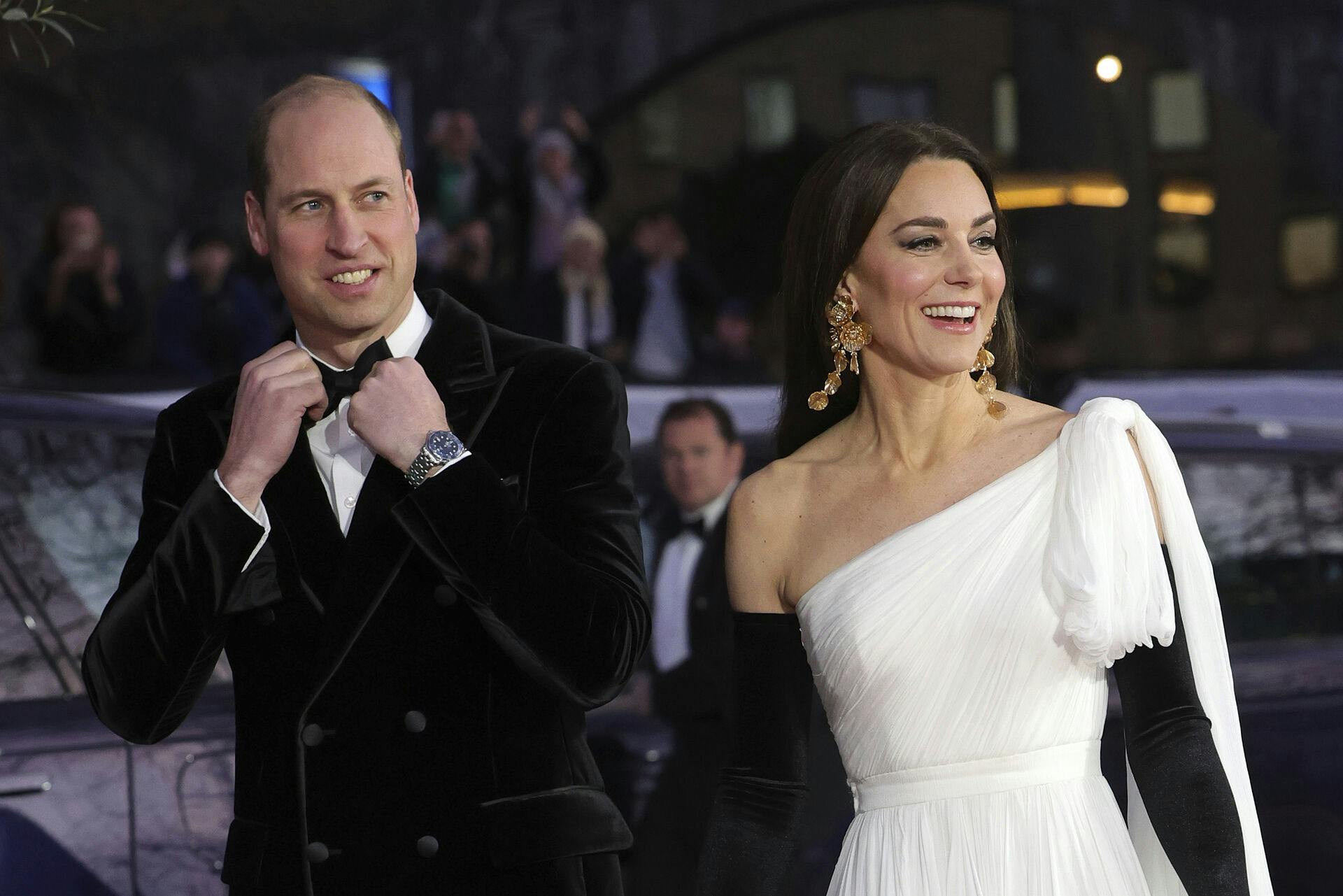 Prins William og prinsesse Kate til Bafta-uddelingen.