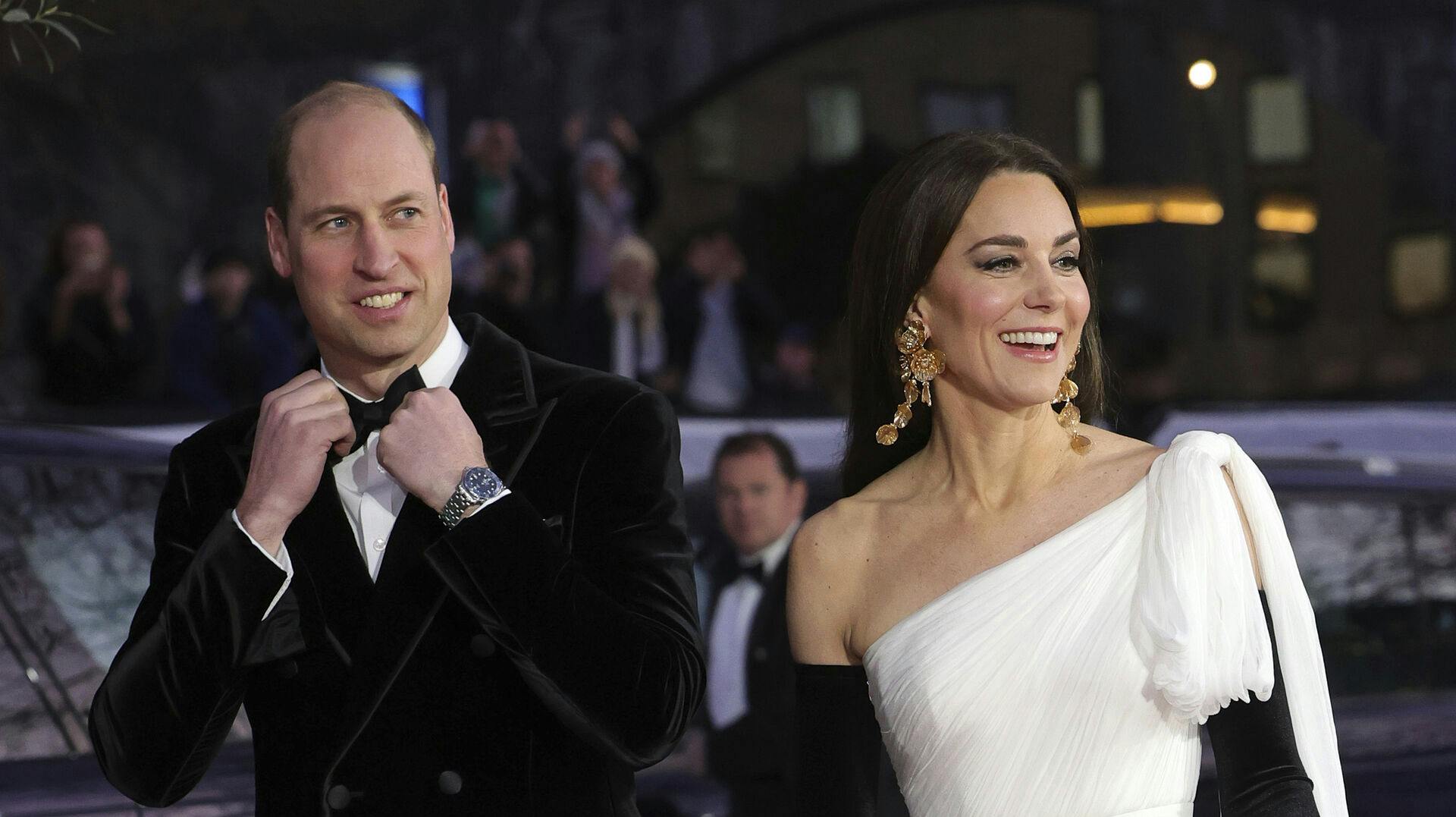 Prins William og prinsesse Kate til Bafta-uddelingen.