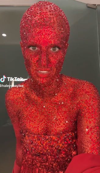 Haley Kalil besluttede at genskabe Doja Cats ikoniske outfit, og man må sige, at hendes look lykkedes!