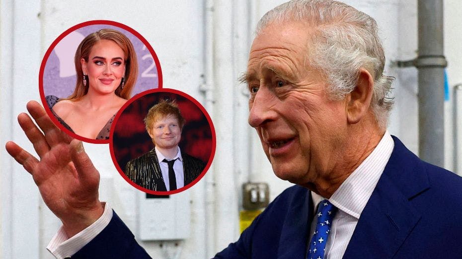 Adele og Ed Sheeran optræder IKKE til kong Charles' kroning.