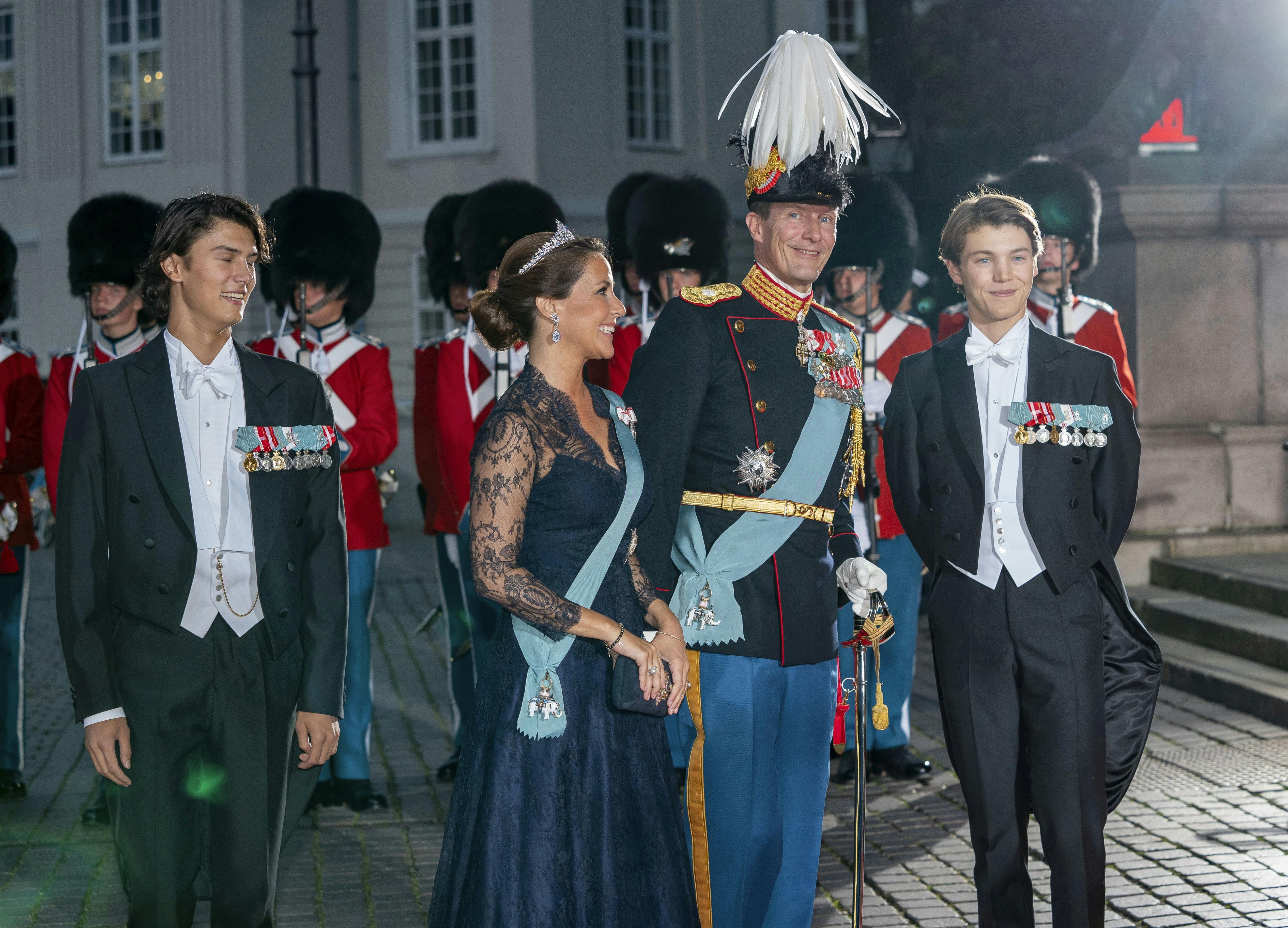 Grev Nikolai, prinsesse Marie, prins Joachim og grev Felix