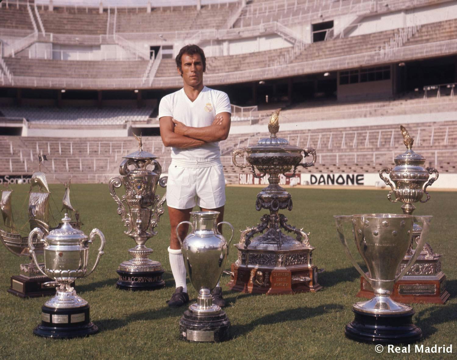 Amancio sikrede Real Madrid flere store trofæer.