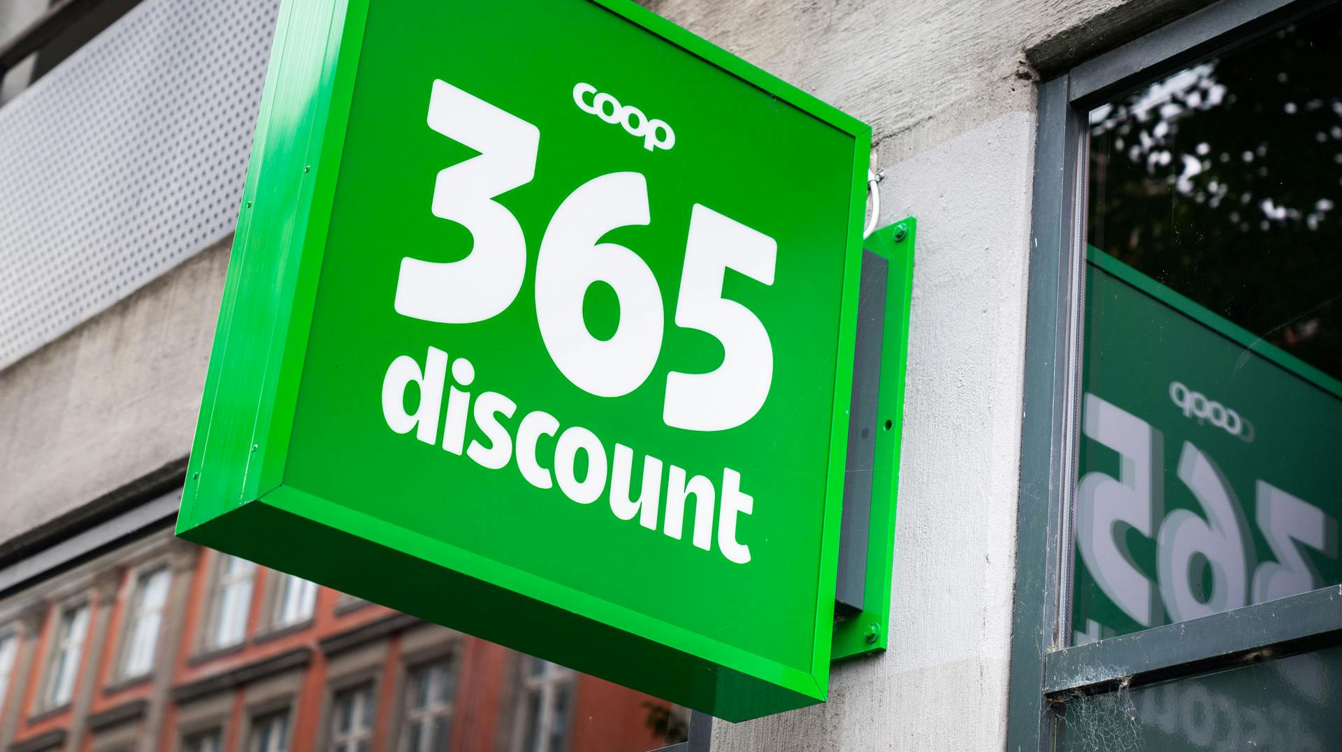 Coop 365discount i Glostrup har fået en sur smiley.