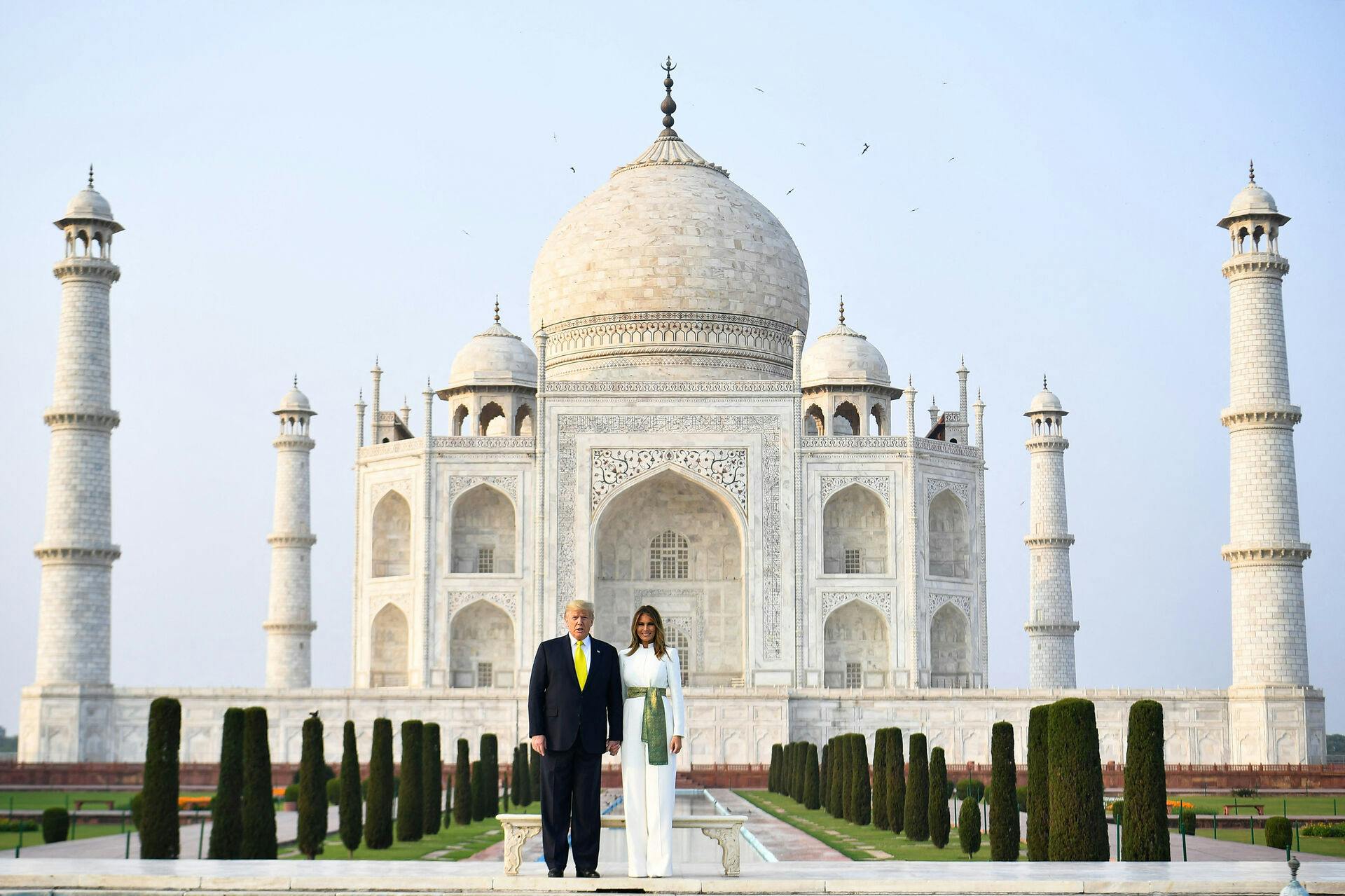 Den tidligere amerikanske præsident Donald Trump og hans hustru Melania Trump besøgte stedet 24. februar 2020.&nbsp;
