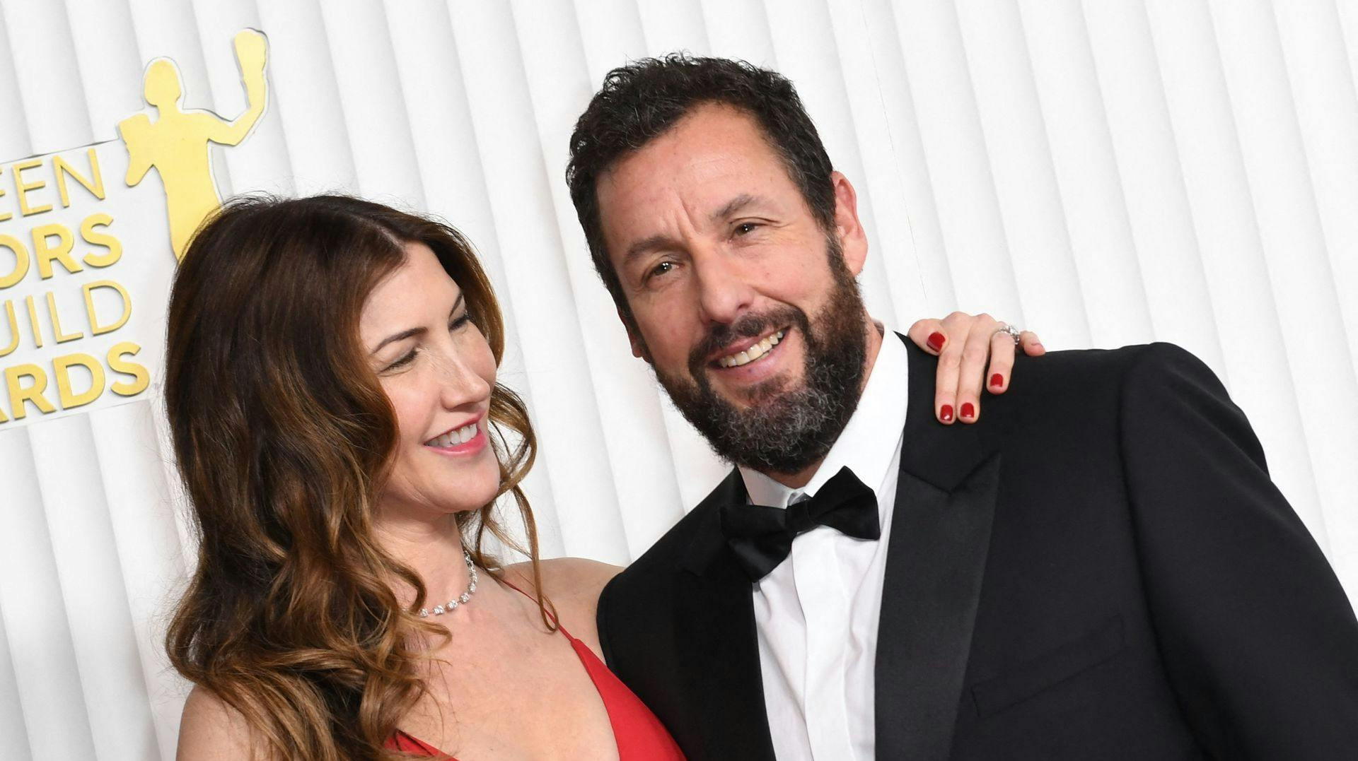 Adam Sandler og hustruen Jackie til årets SAG Awards.