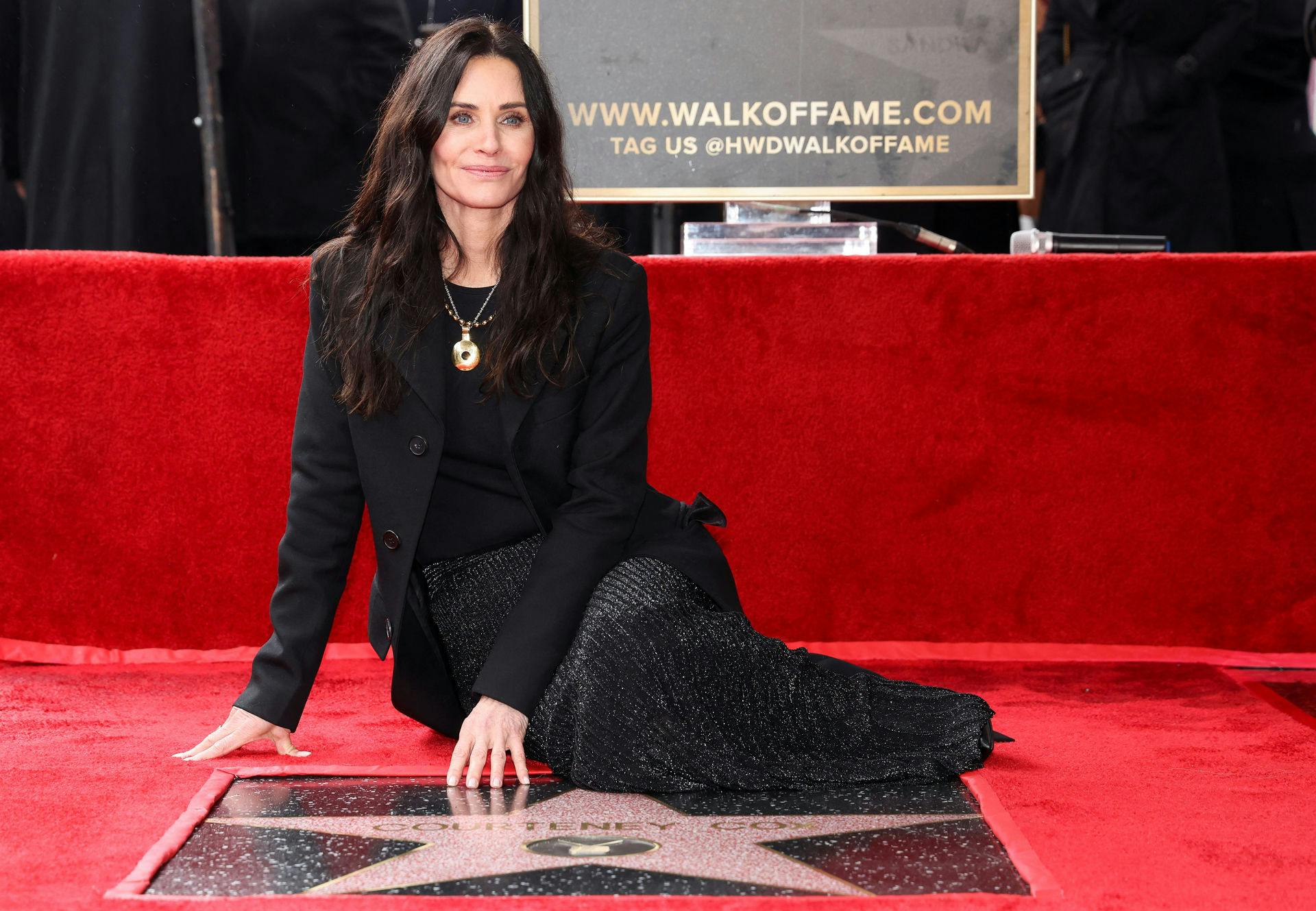 Der var i den grad noget at smile af, da Courteney Cox mandag fik sin stjerne på Hollywood Boulevard.&nbsp;