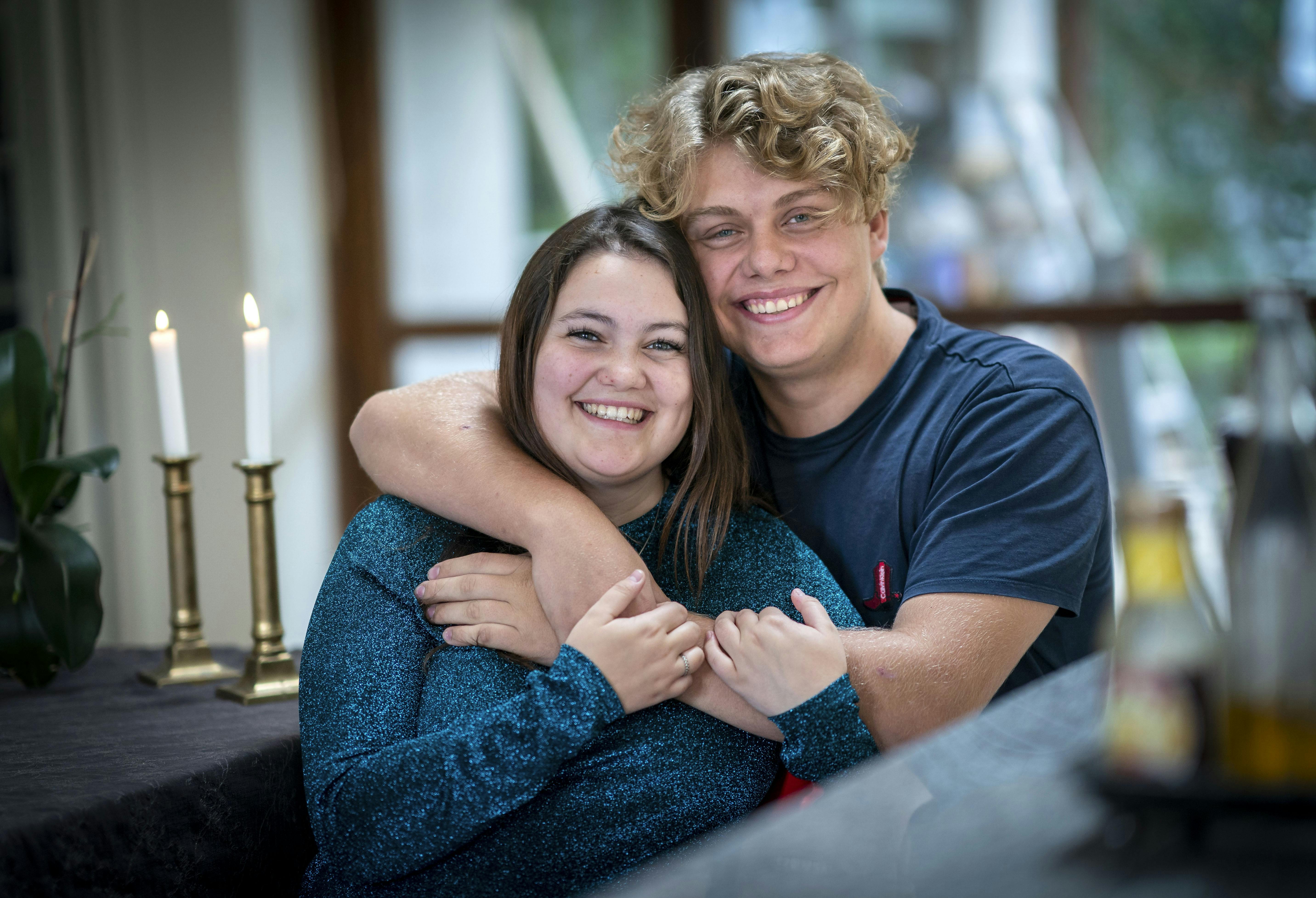 Stephanie Siguenza Henckel med sin Jeff, som hun gerne vil have børn med.