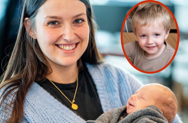 Louie fra "Årgang 20" er ved at vænne sig til at være storebror, efter lillesøster Nora er kommet til verden.