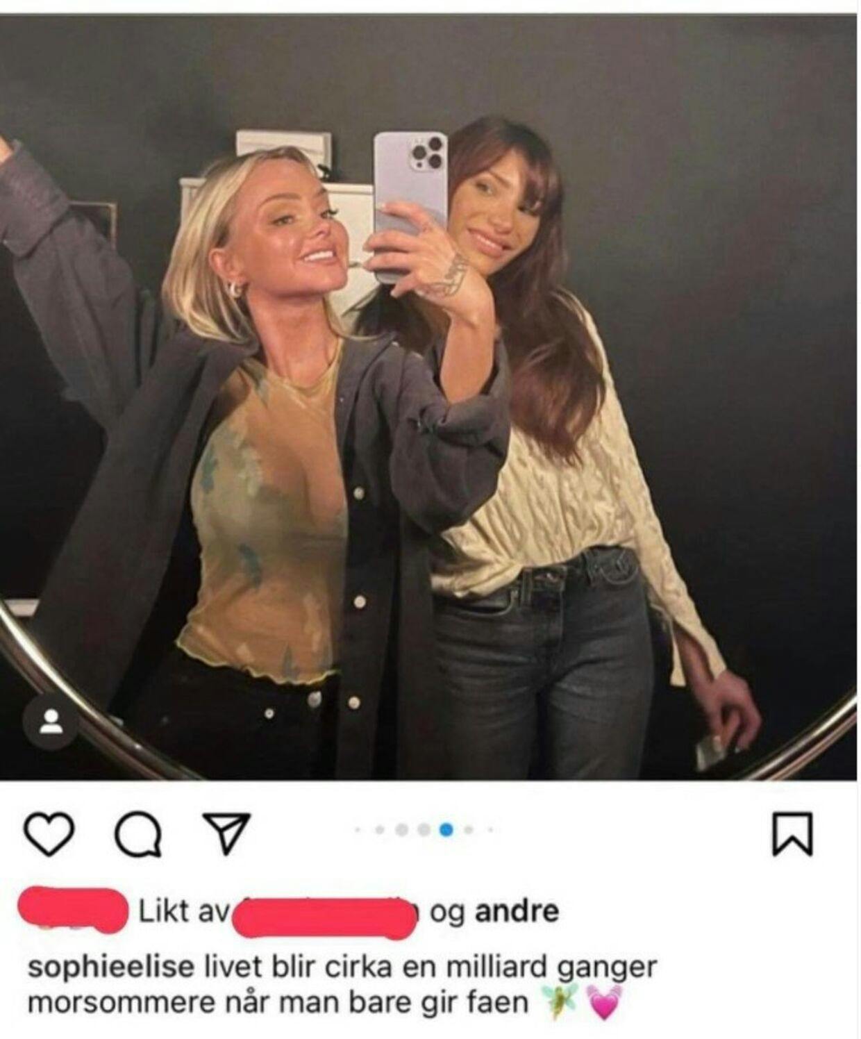Det meget omtalte Instagram-billede fra byturen.