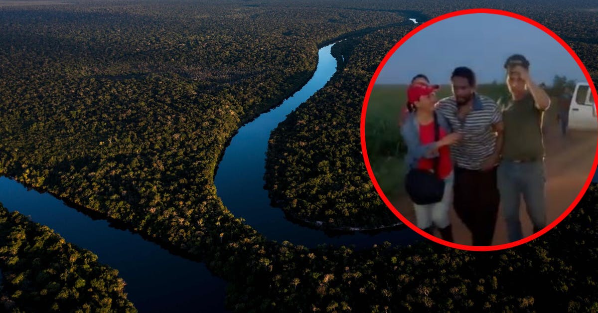 Amazonas mand reddet ud