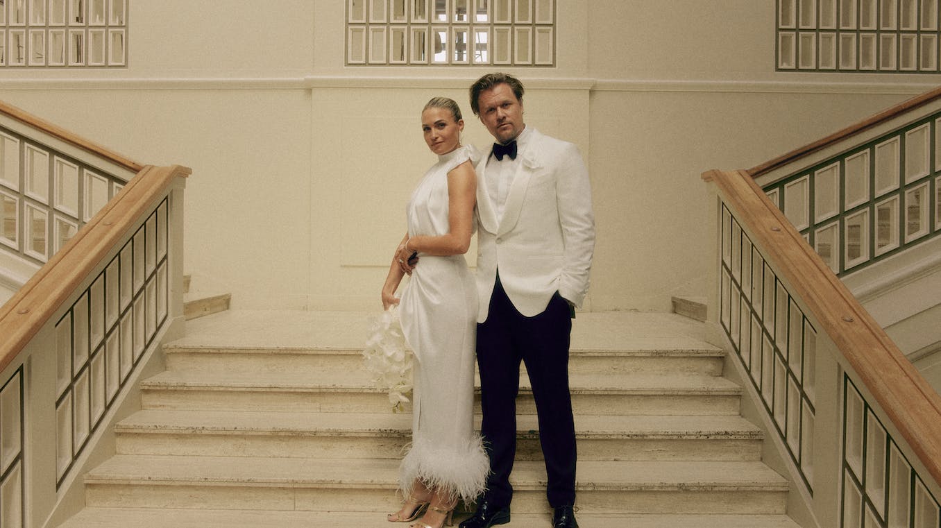 Christiane Schaumburg-Müller og Daniel Åxman blev gift 2. marts 2023.