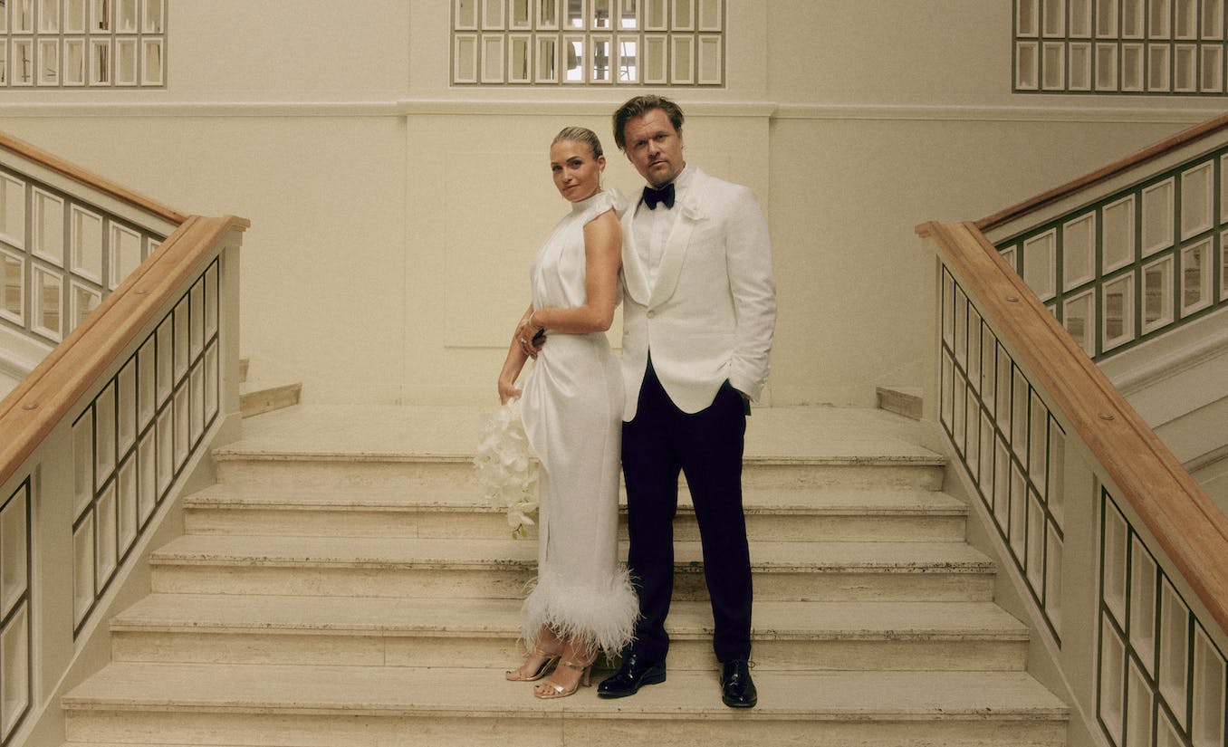 Christiane Schaumburg-Müller og Daniel Åxman blev gift 2. marts 2023.
