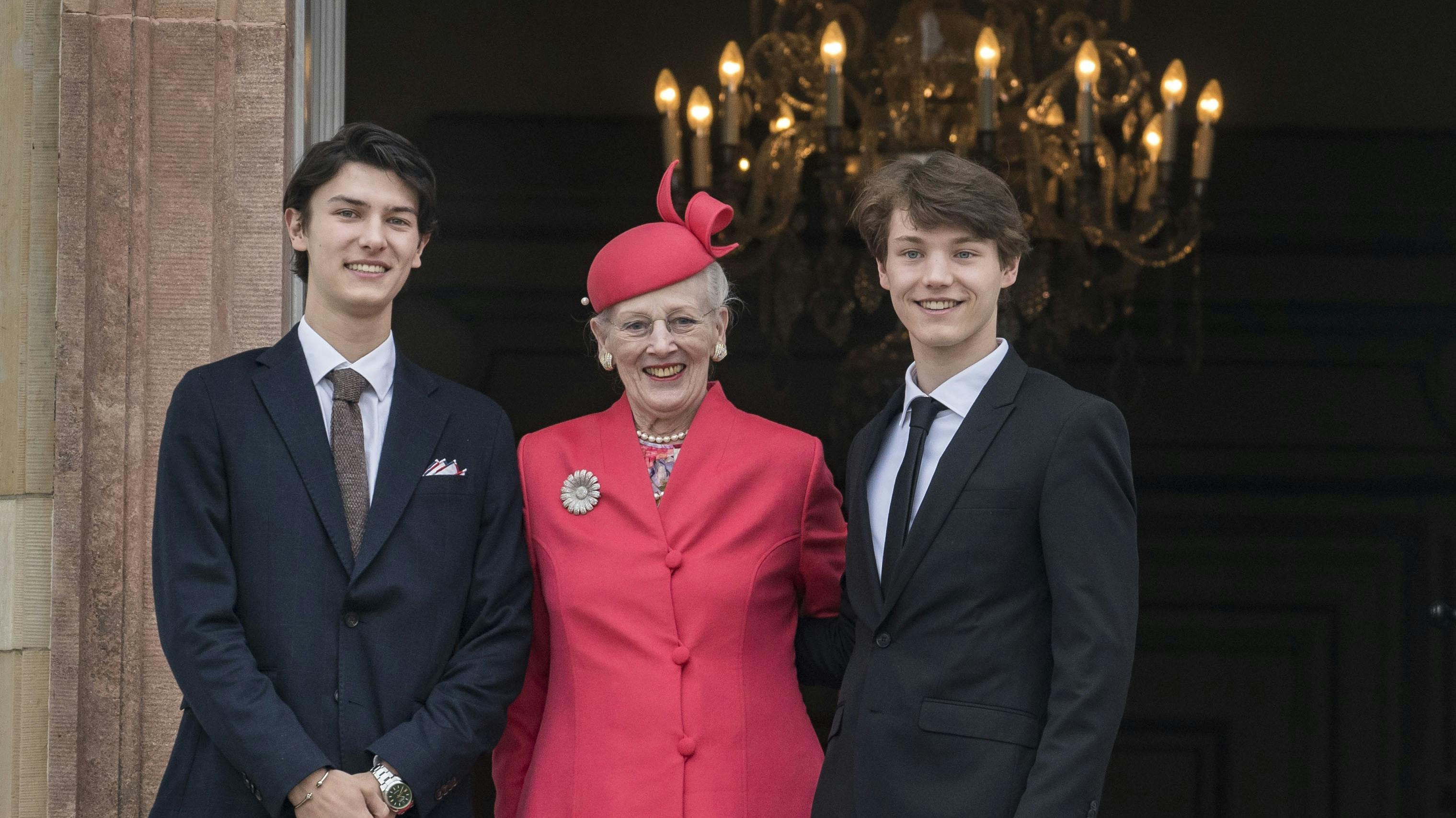 Grev Nikolai, dronning Margrethe og grev Felix