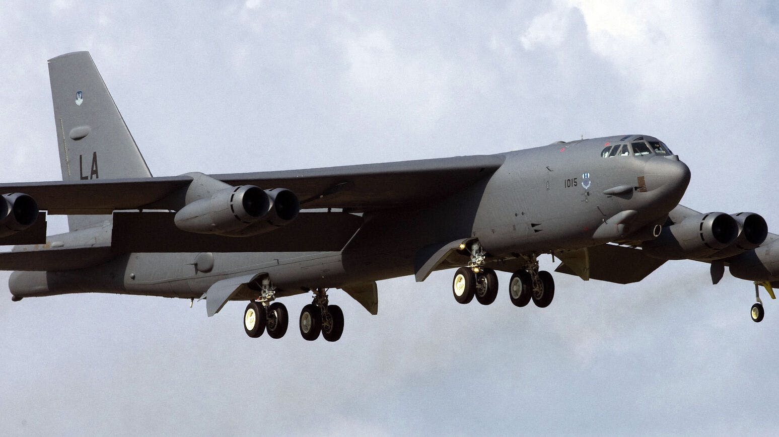 Det er fly af denne type B-52, der har fløjet på himlen i Jylland.