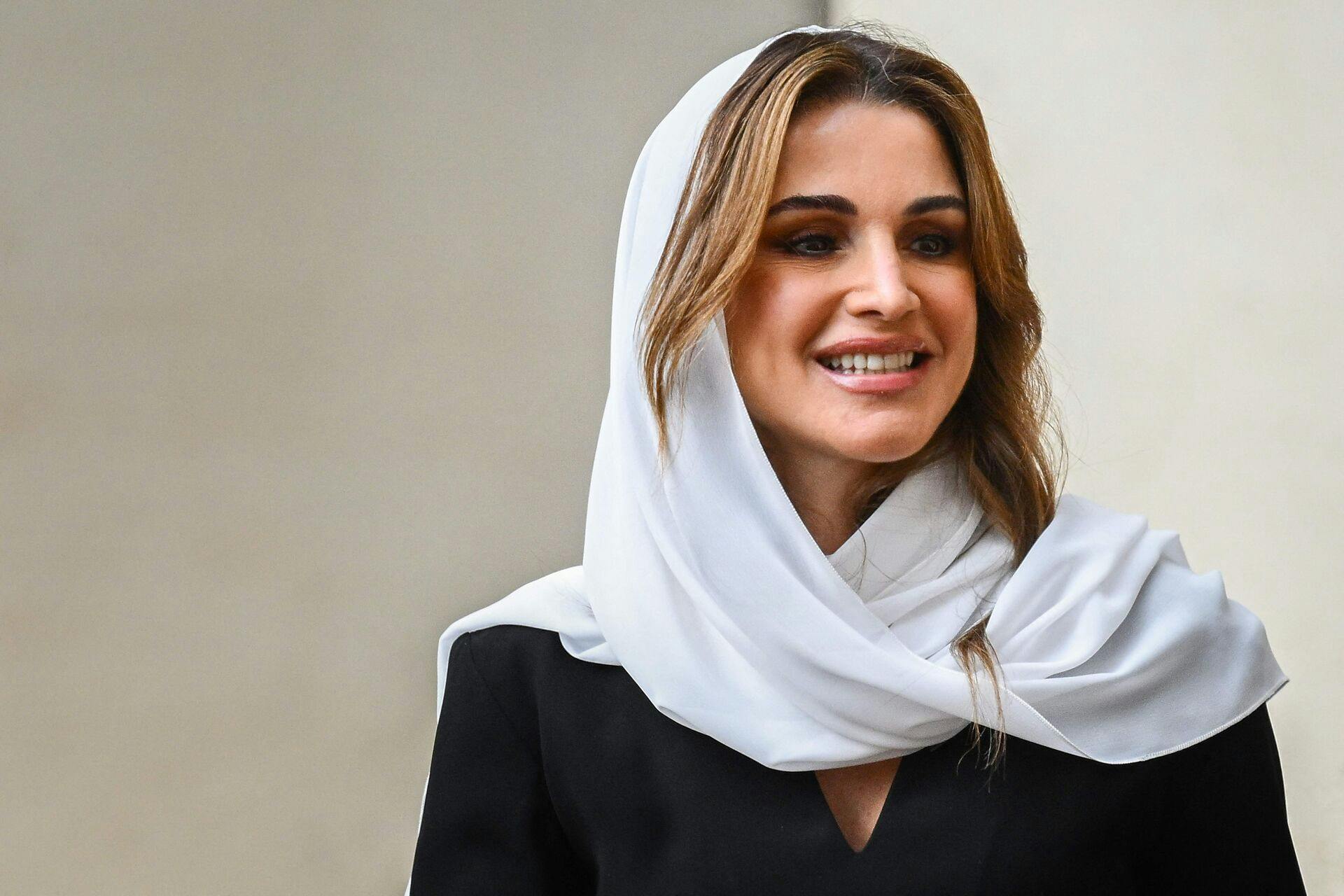 Dronning Rania sender sød hilsen til sin datter prinsesse Iman