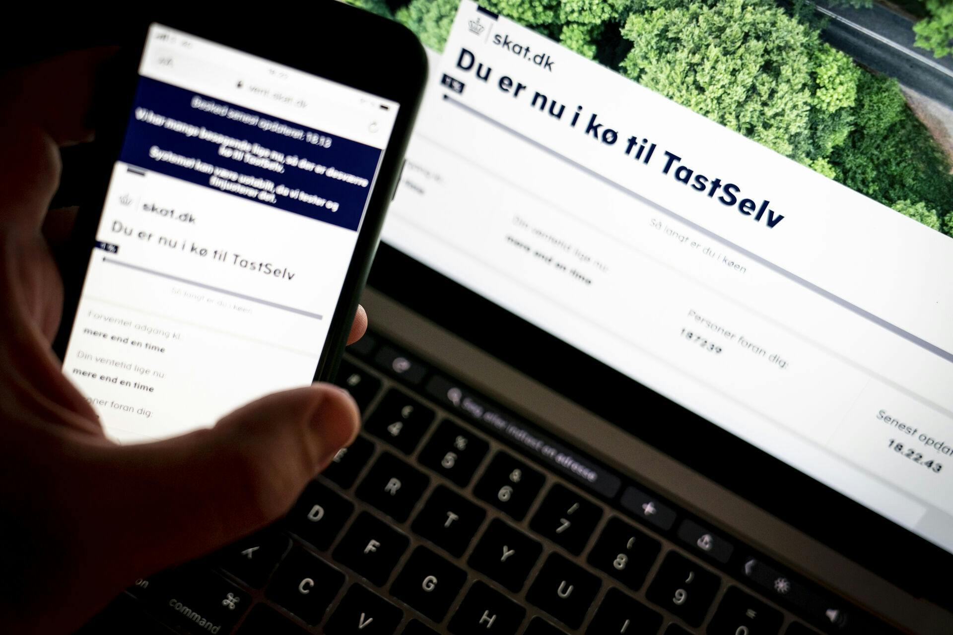 Hvert år sidder tusindvis af danskere i kø på skat.dk for at se deres årsopgørelse